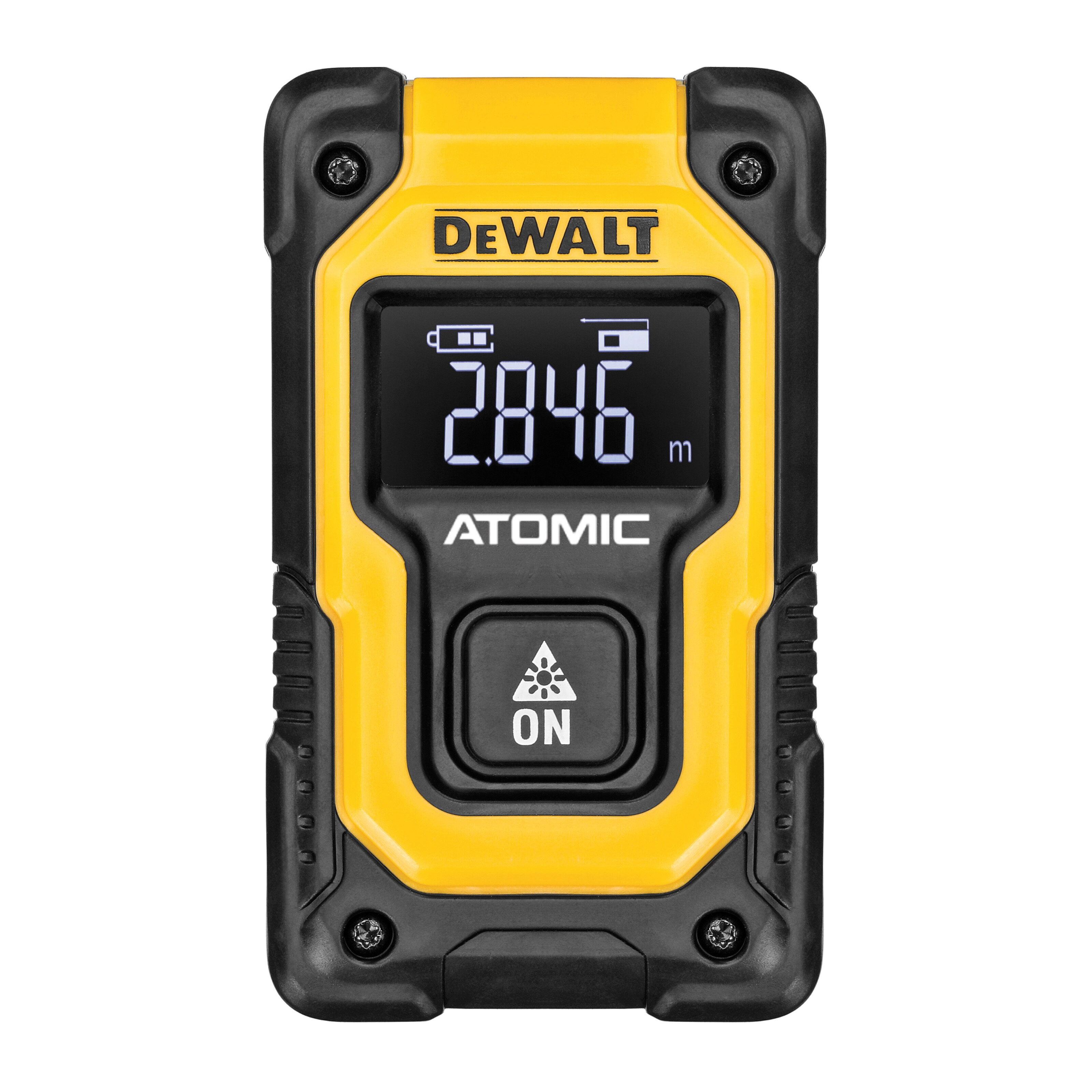 DEWALT ATOMIC COMPACT Series DW055PL Pocket Laser Distance Measure, 55 ft, LCD Display - 2