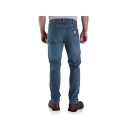 Carhartt 104960-H42-38X34 Jeans, 38 in W, 34 in L, Arcadia, Relaxed, Tapered Fit, Stretchable - 2