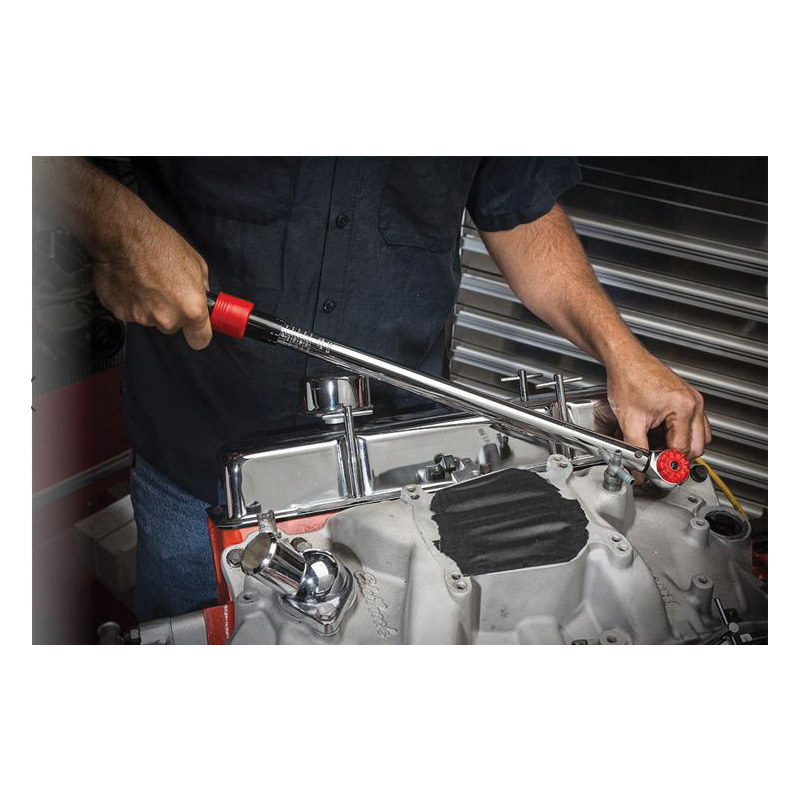 Crescent CRTW12 Torque Wrench, 1/2 in Drive, Square Drive, 23-1/4 in OAL, 50 to 250 ft-lb, Alloy Steel - 2