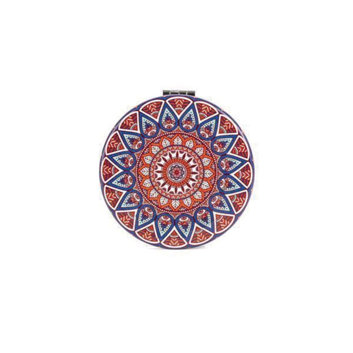 Kikkerland MR16-A Mandala Mirror, Flip-Open, Glass/Polyurethane Frame - 2