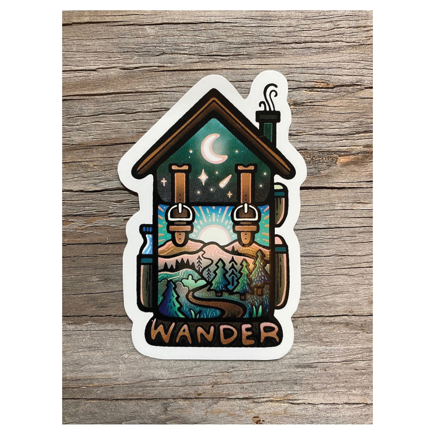 Sticker Art WANDER