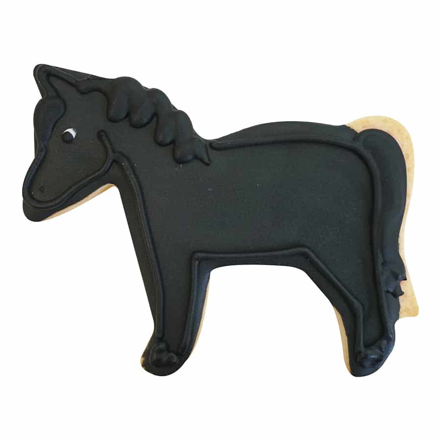 R&M 1224 Cookie Cutter, Steel, 4 in H Dimensions, Specifications: Horse Design, Tin Plated Finish - 3