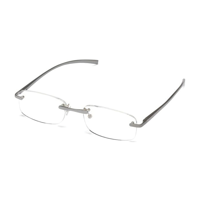 ICU Eyewear Stanford 10442003Z Reading Glass, +1.75 Magnification, Rimless Frame, Aluminum Frame - 2