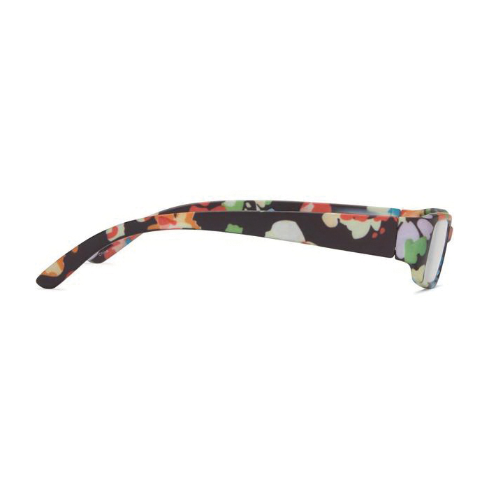 ICU Eyewear Santa Barbara 73220501Z Wink Reading Glass, +1.25 Magnification, Floral Black Frame - 3