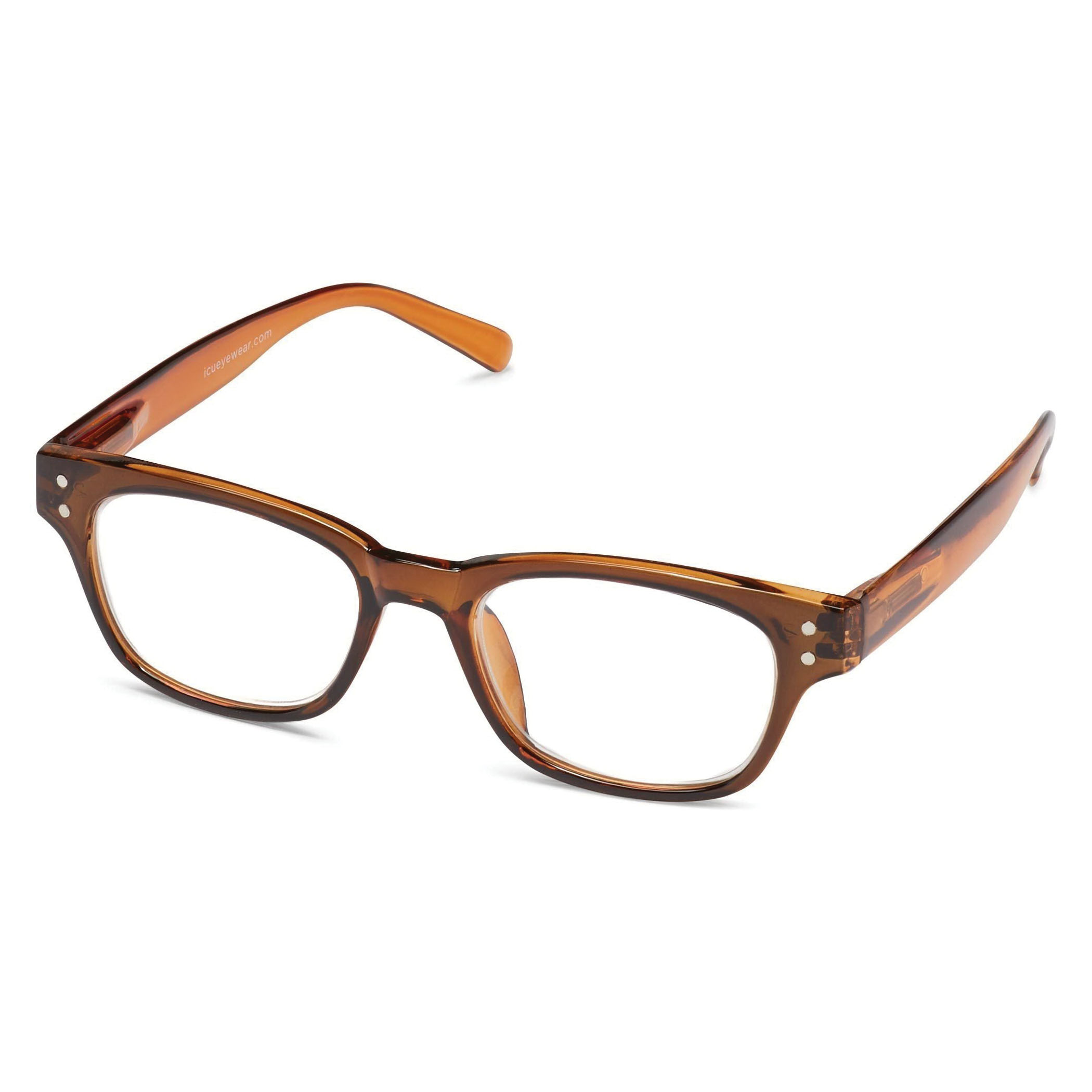 Wink Walnut Creek Series 73330103Z Reading Glasses, 135 mm, +1.75 Magnification, Spring Hinged Frame, Brown Frame - 2