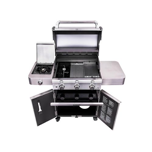 Saber R50CC0317 Deluxe Gas Grill, 34,000 Btu, Liquid Propane, 3-Burner, 500 sq-in Primary Cooking Surface - 5