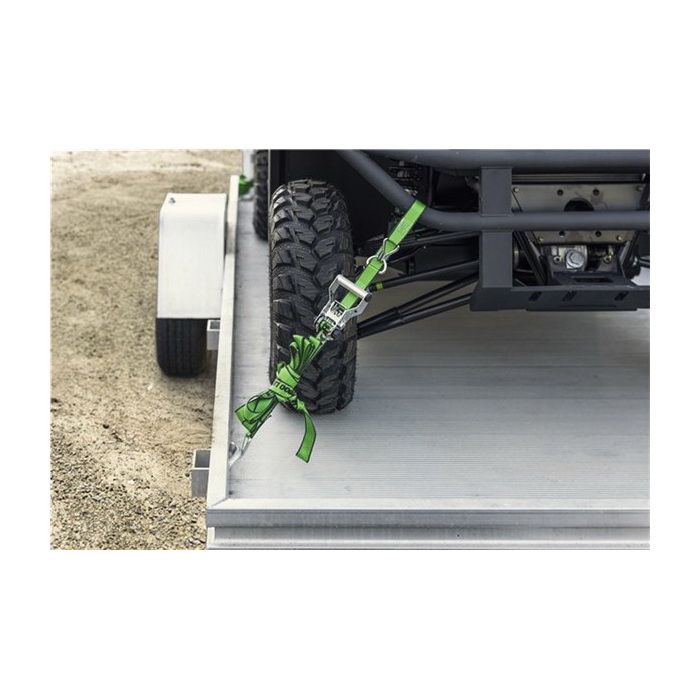 Keeper 85422 Tie-Down, 1-1/4 in W, 16 ft L, Green, 1000 lb Working Load, J-Hook End - 2
