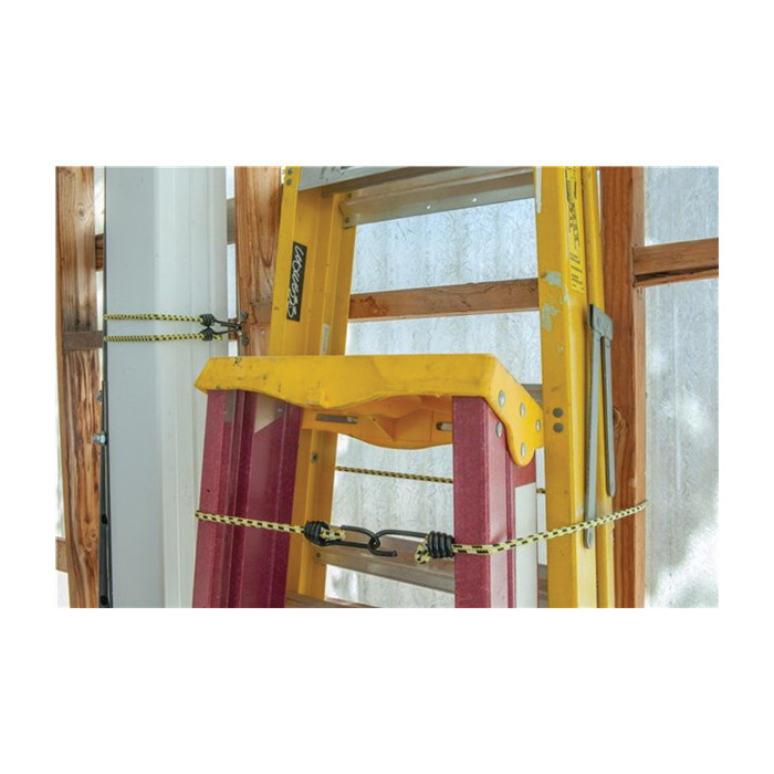 Keeper A06037Z Zip-Tied Bungee Cord, 36 in L, Rubber, Yellow, Hook End - 5