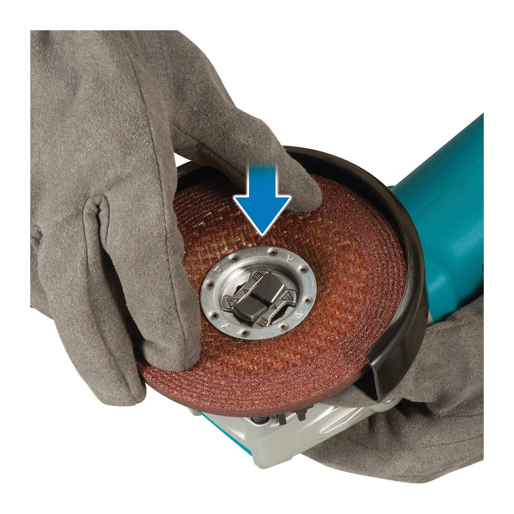 Makita X-LOCK GA4570 Angle Grinder with AC/DC Switch, 7.5 A, 4-1/2 in Dia Wheel, 11,000 rpm Speed - 3
