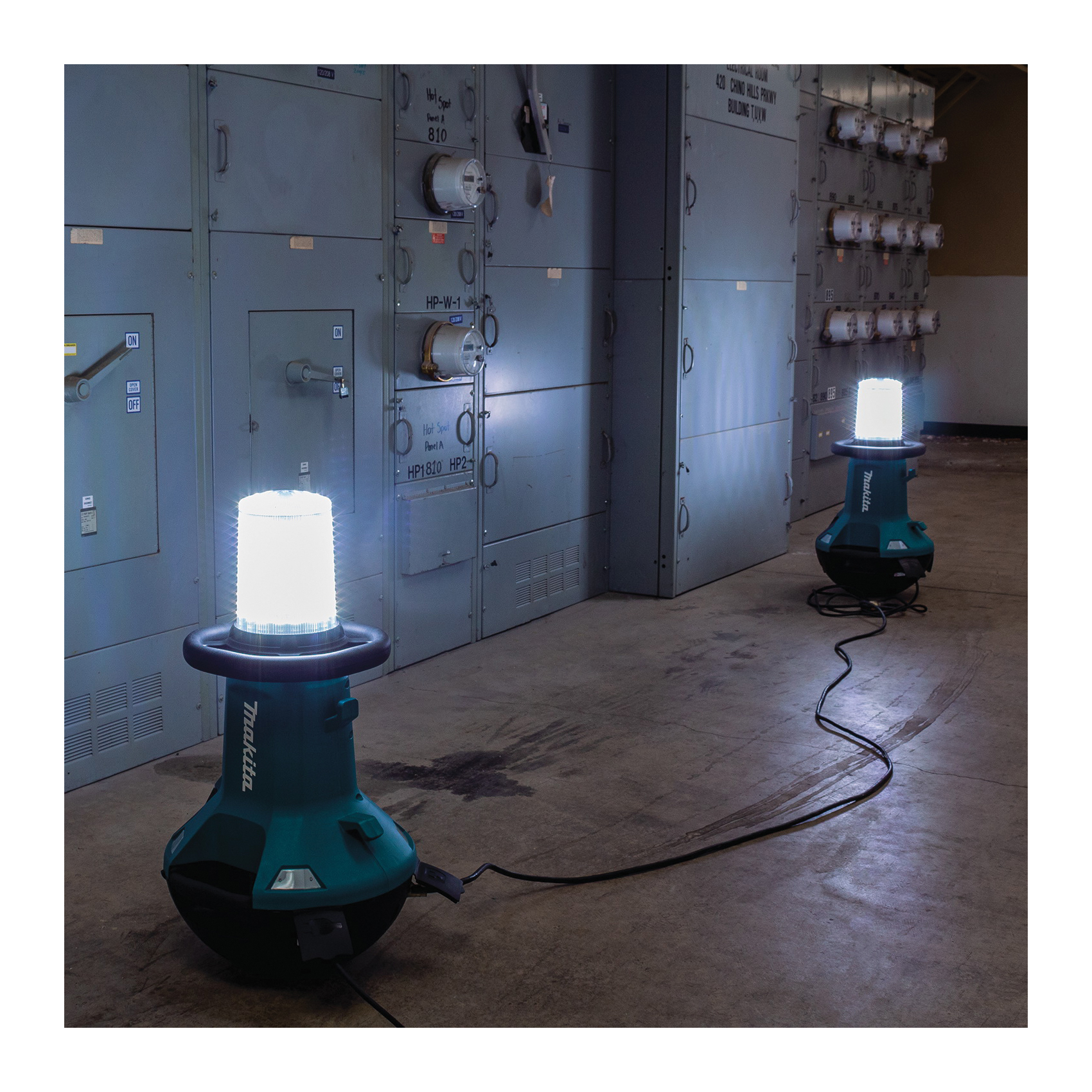 Makita LXT Series DML810 Cordless Area Light, 18 V, Lithium-Ion Battery, 1-Lamp, LED Lamp, Teal - 4