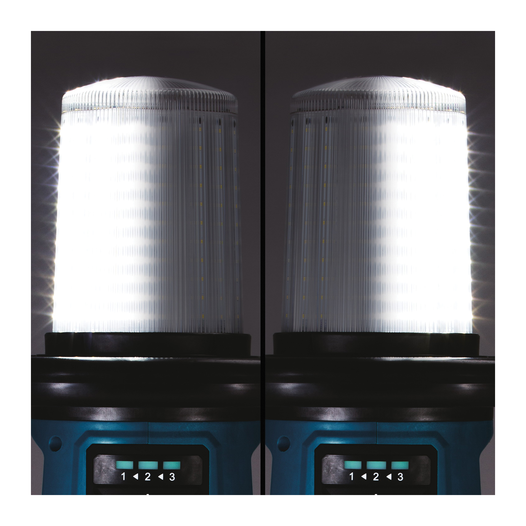 Makita LXT Series DML810 Cordless Area Light, 18 V, Lithium-Ion Battery, 1-Lamp, LED Lamp, Teal - 5