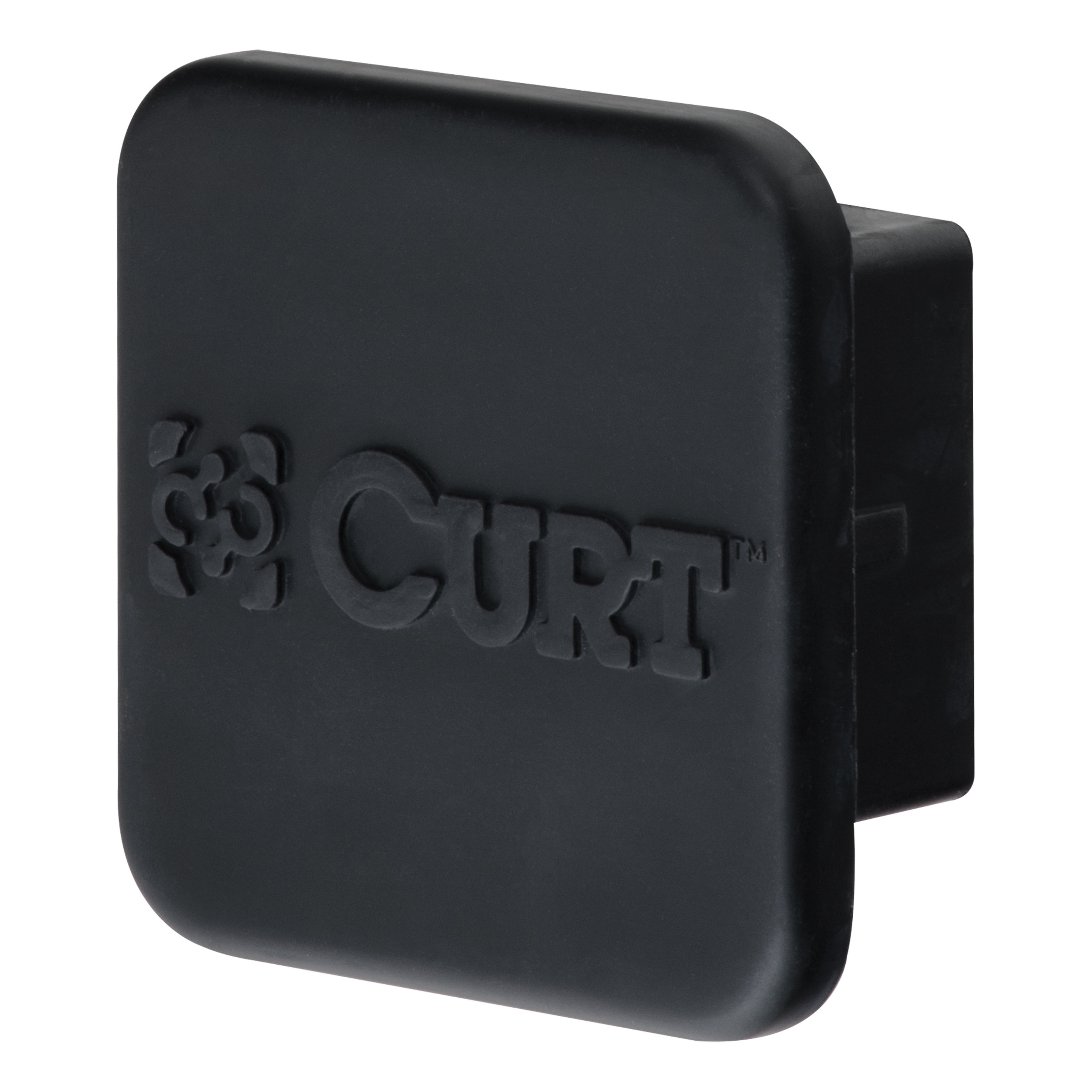 Curt 22276 Hitch Tube Cover, Specifications: 2 in Receiver Tube Size, Rubber, Black - 2