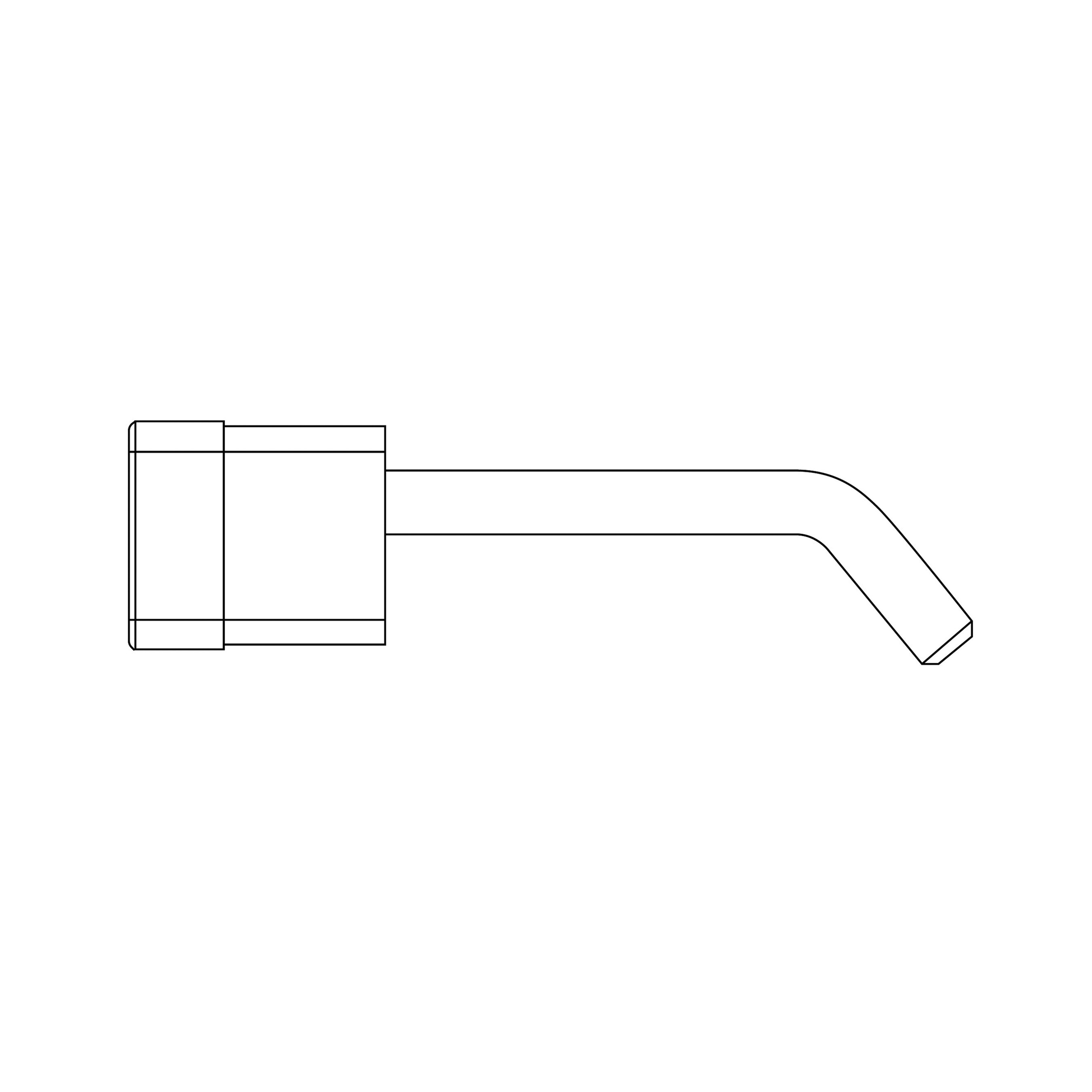 Curt 23021 Trailer Hitch Lock, 5/8 in Dia Pin, 6-3/4 in OAL, Carbon Steel, Chrome-Plated - 2