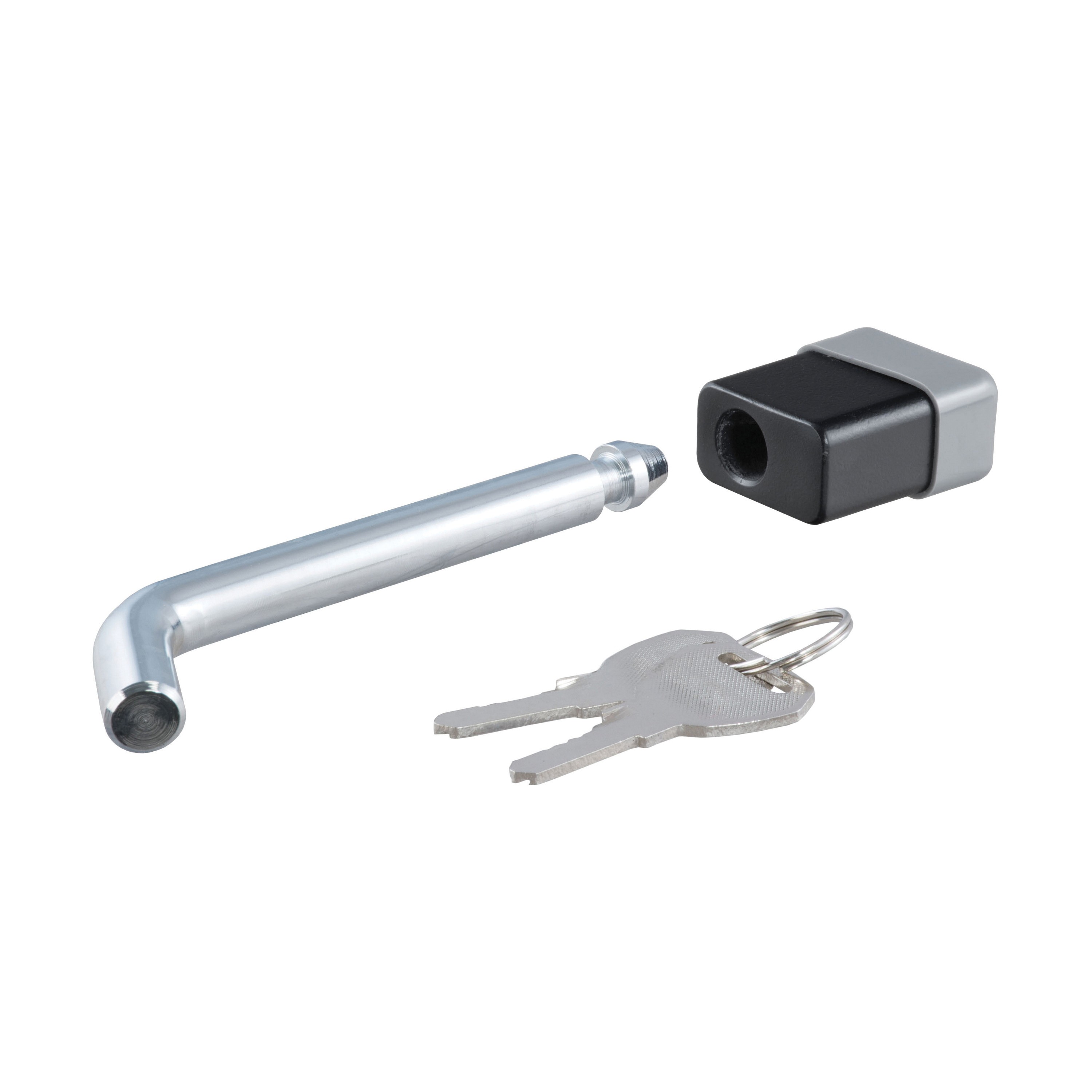 Curt 23021 Trailer Hitch Lock, 5/8 in Dia Pin, 6-3/4 in OAL, Carbon Steel, Chrome-Plated - 3