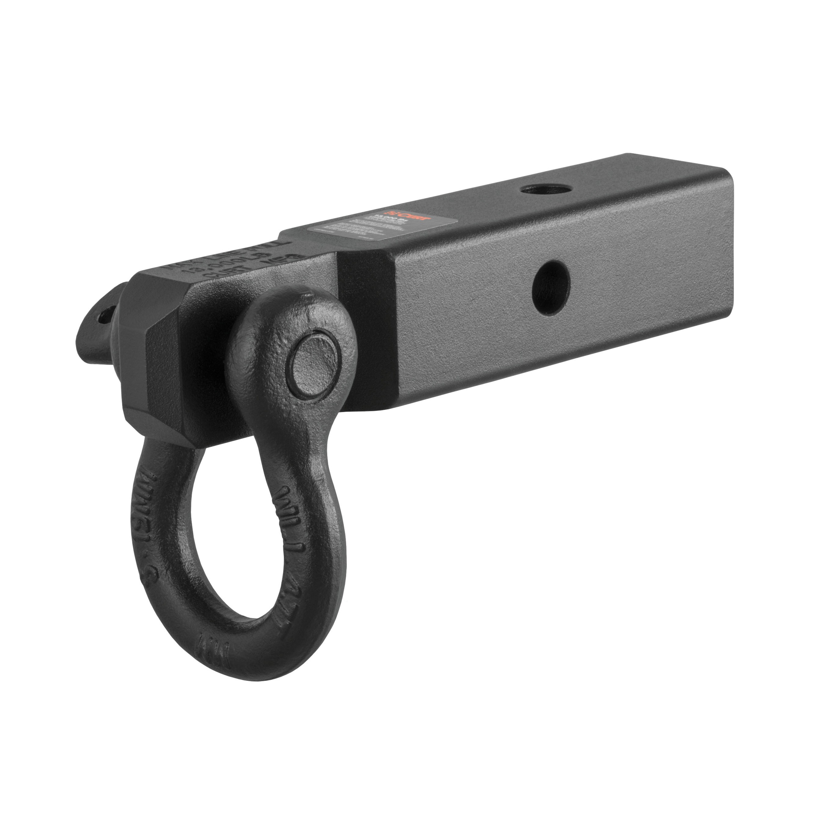 Curt 45832 D-Ring Shackle-Mount, 4, 5 Hitch, Steel, Carbide Powder-Coated - 4