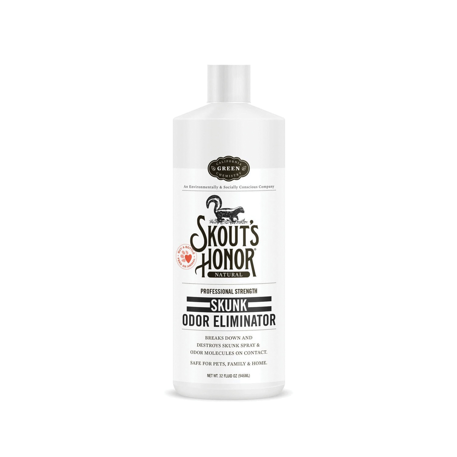 Skout's SH17SE32 Skunk Spray and Odor Eliminator, 32 oz