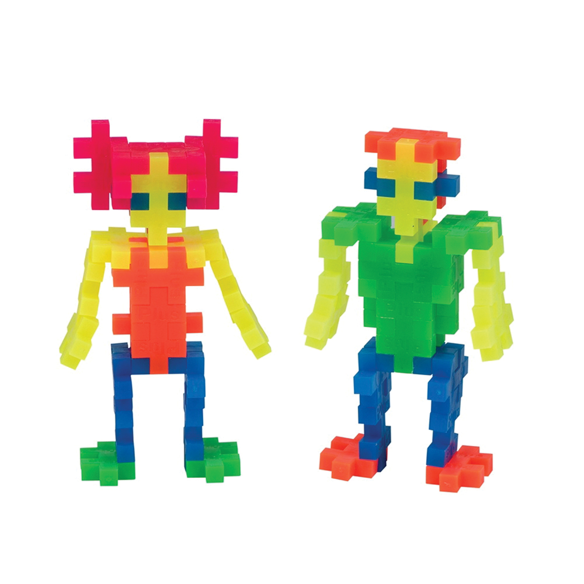 Plus-Plus 05031 Tube Building Block, 8 years and Up, Plastic, Neon, 240-Piece - 3