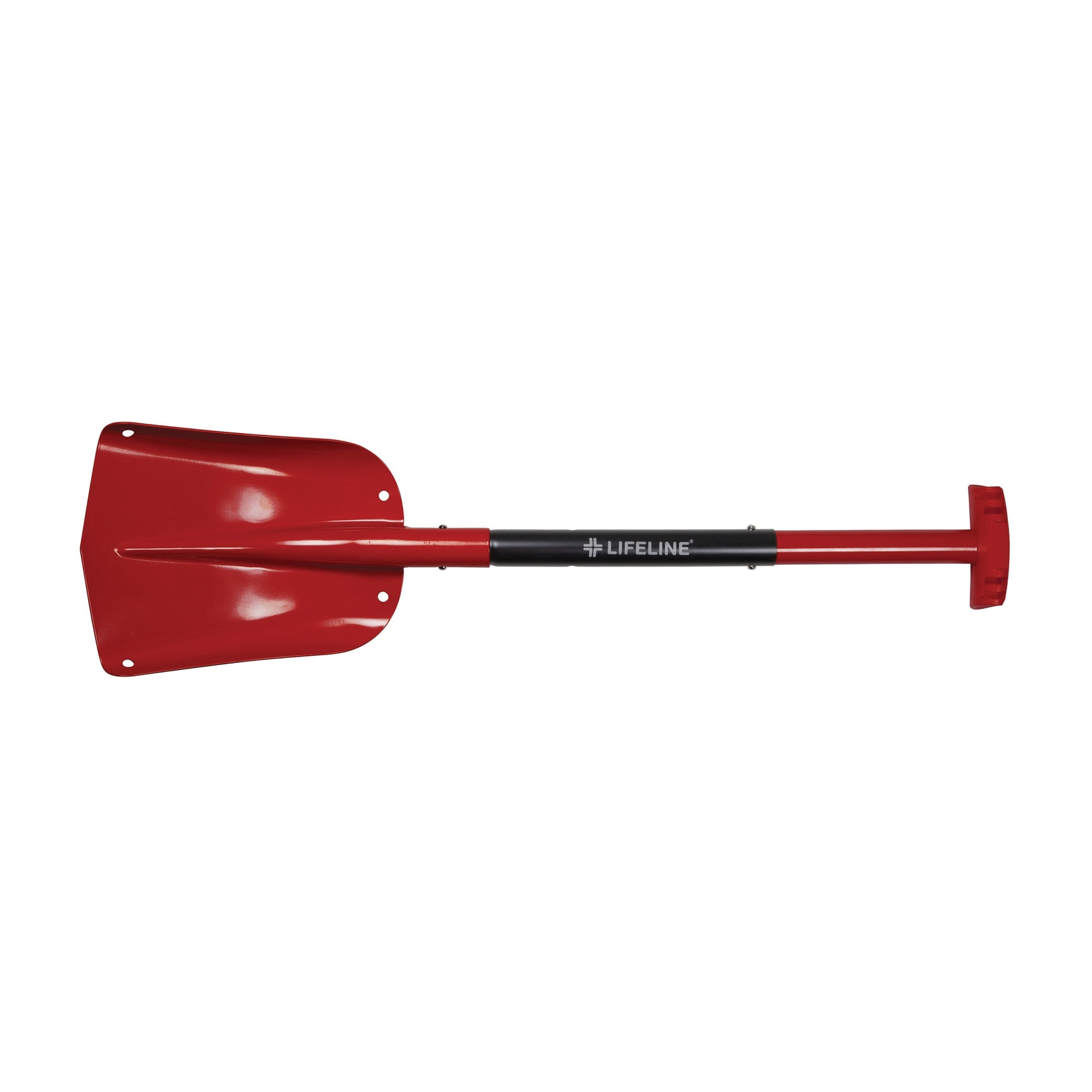 Lifeline Portable Snow Shovel Red - 1