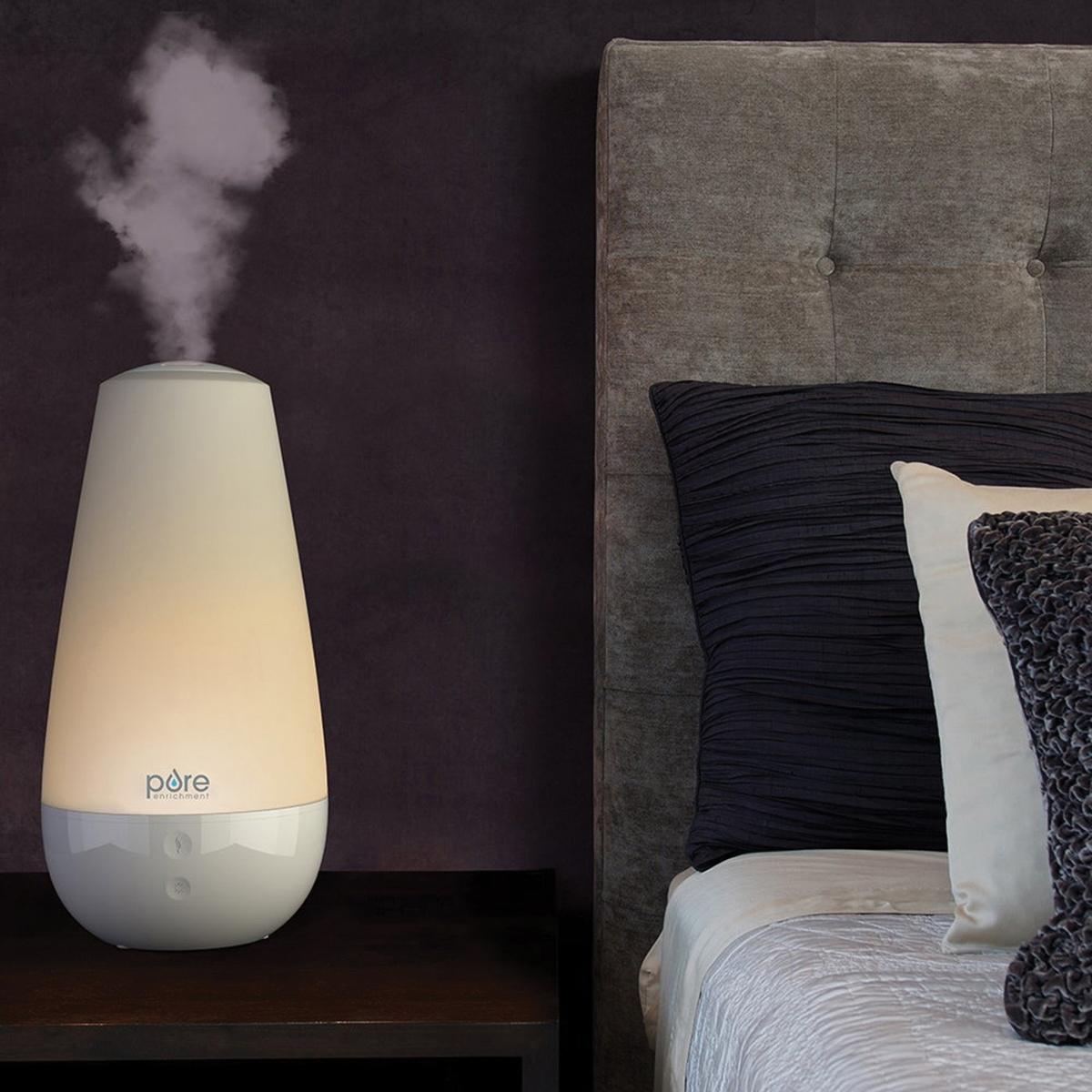 pure enrichment PureSpa XL PESPAXL Aroma Diffuser/Humidifier/Mood Light, 100 to 240 V, 12 W, 2 L Tank - 4