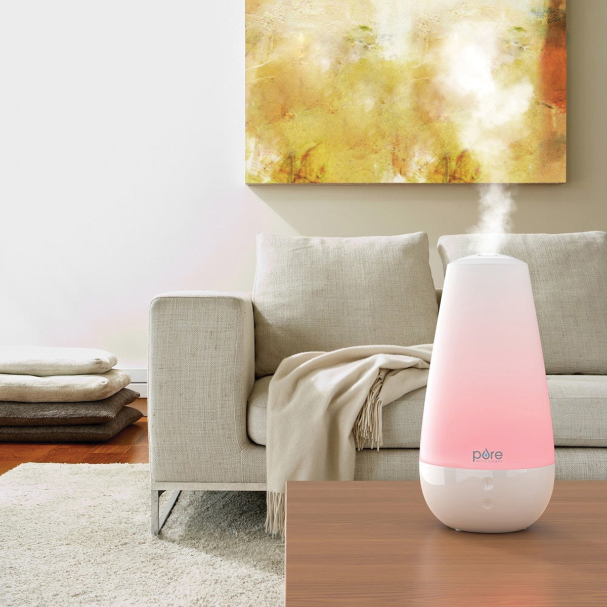 pure enrichment PureSpa XL PESPAXL Aroma Diffuser/Humidifier/Mood Light, 100 to 240 V, 12 W, 2 L Tank - 5