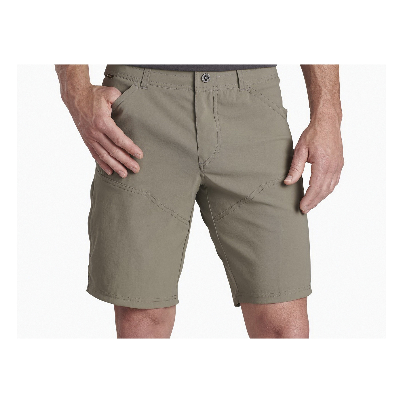 Kuhl RENEGADE Series 5121-KK-35-10INSEAM Shorts, 35 in, Nylon/Spandex, Khaki - 4