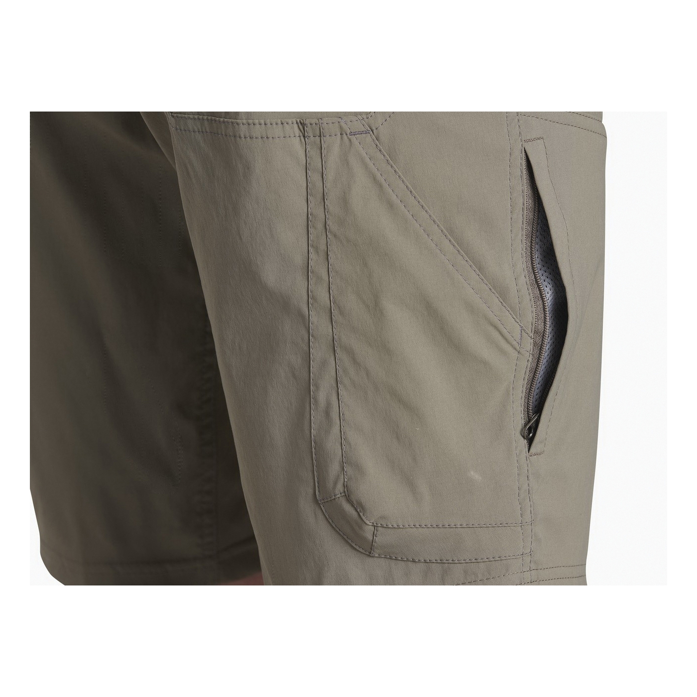 Kuhl RENEGADE Series 5121-KK-35-10INSEAM Shorts, 35 in, Nylon/Spandex, Khaki - 5