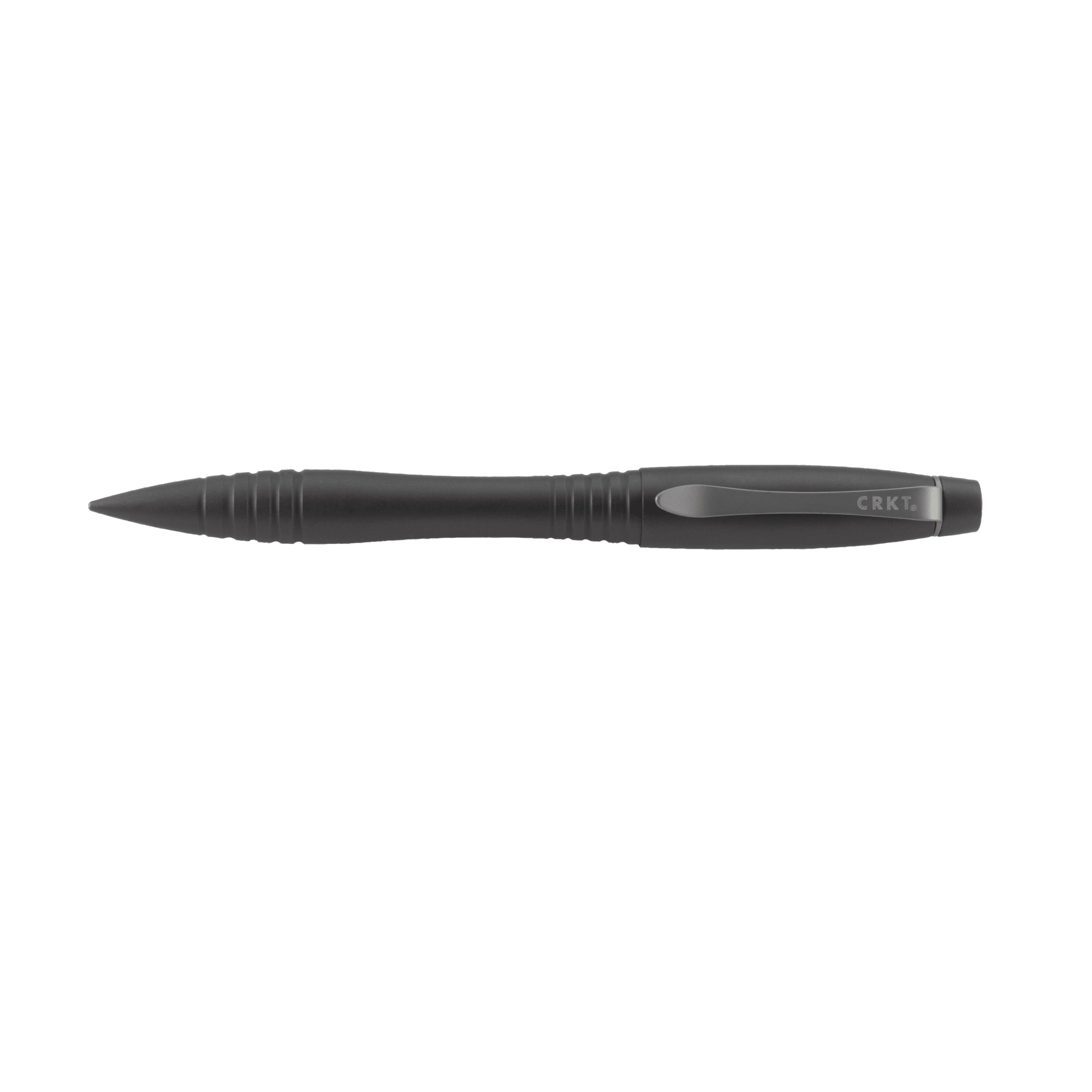 Crkt TPENWK Low-Profile Tactical Pen with Pressurized Ink Cartridge, 0.57 in Dia x 6 in L Dimensons, Aluminum, Black - 4