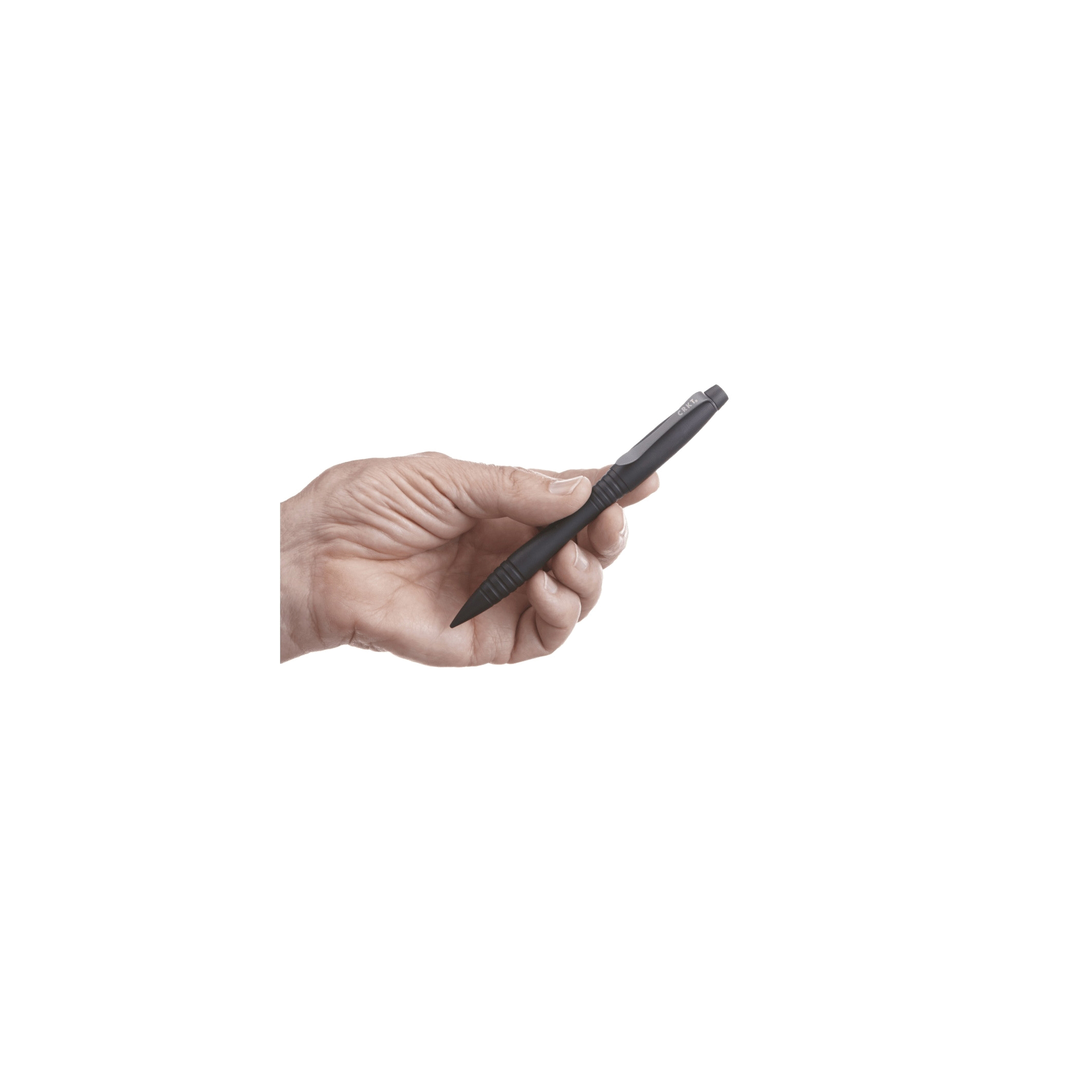Crkt TPENWK Low-Profile Tactical Pen with Pressurized Ink Cartridge, 0.57 in Dia x 6 in L Dimensons, Aluminum, Black - 5