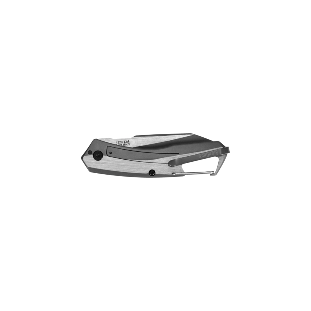 Kershaw Reverb Series 1220X Pocket Knife, Drop Point, Plain Blade, Satin/Titanium Carbo Nitride Blade, 6.1 in OAL - 2