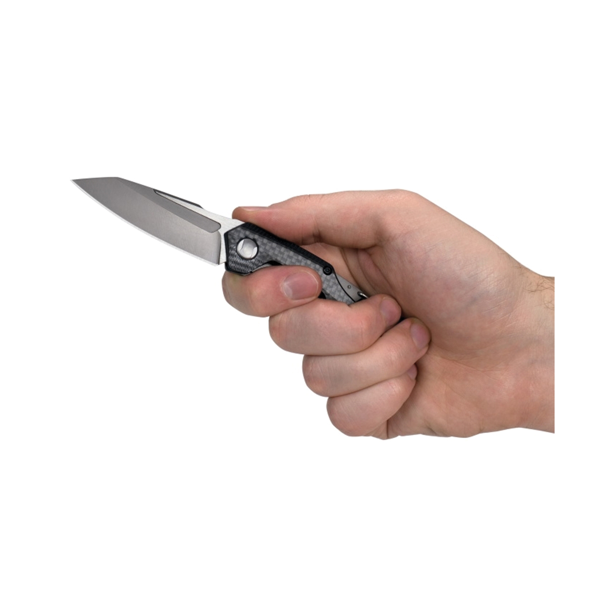 Kershaw Reverb Series 1220X Pocket Knife, Drop Point, Plain Blade, Satin/Titanium Carbo Nitride Blade, 6.1 in OAL - 3