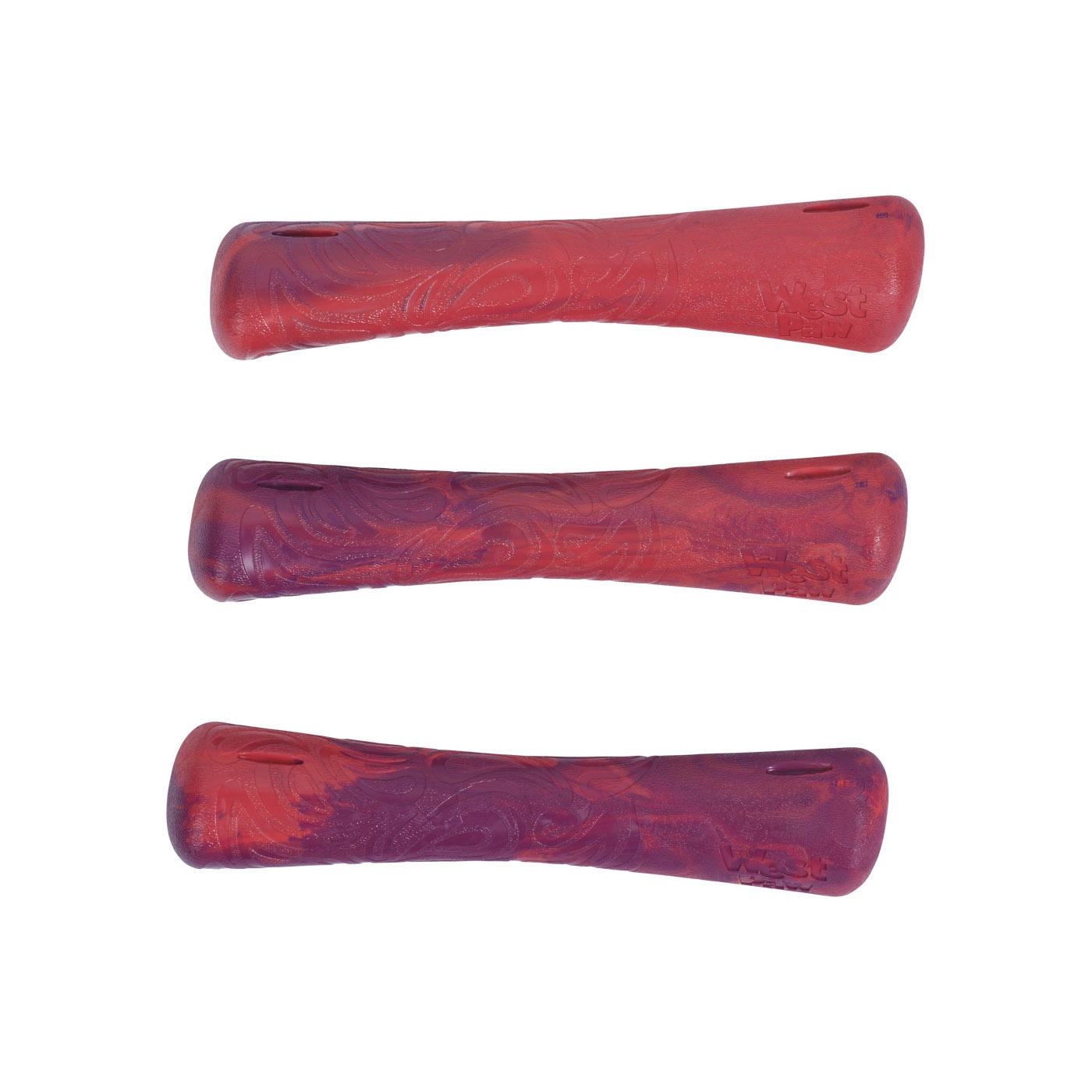 West Paw Drifty SF011HIB Dog Toy, L, Chew Toy, Bone, Plastic, Hibiscus - 5