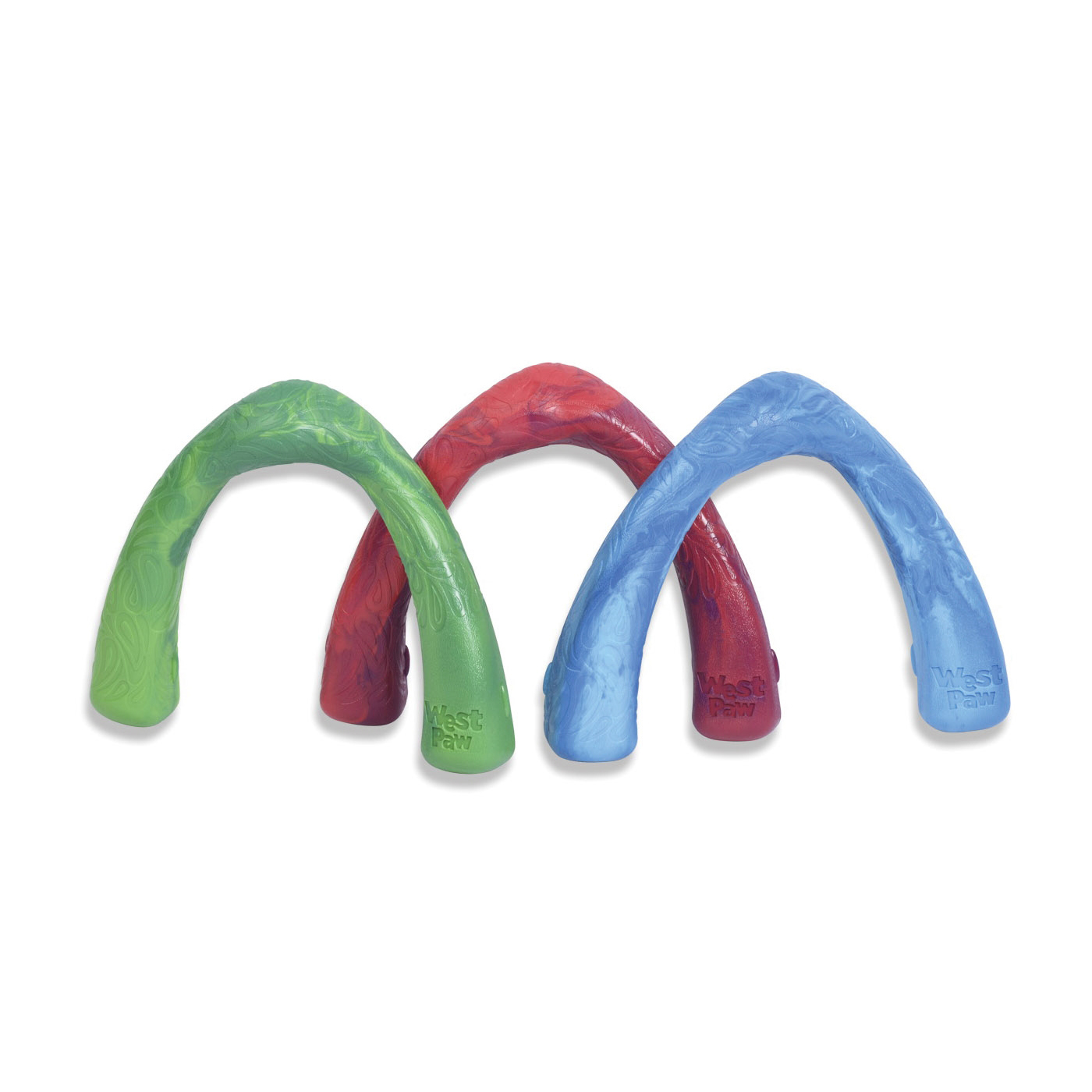 West Paw Snorkl SF051SUR Dog Toy, L, Chew Toy, Boomerang, Plastic, Surf - 3