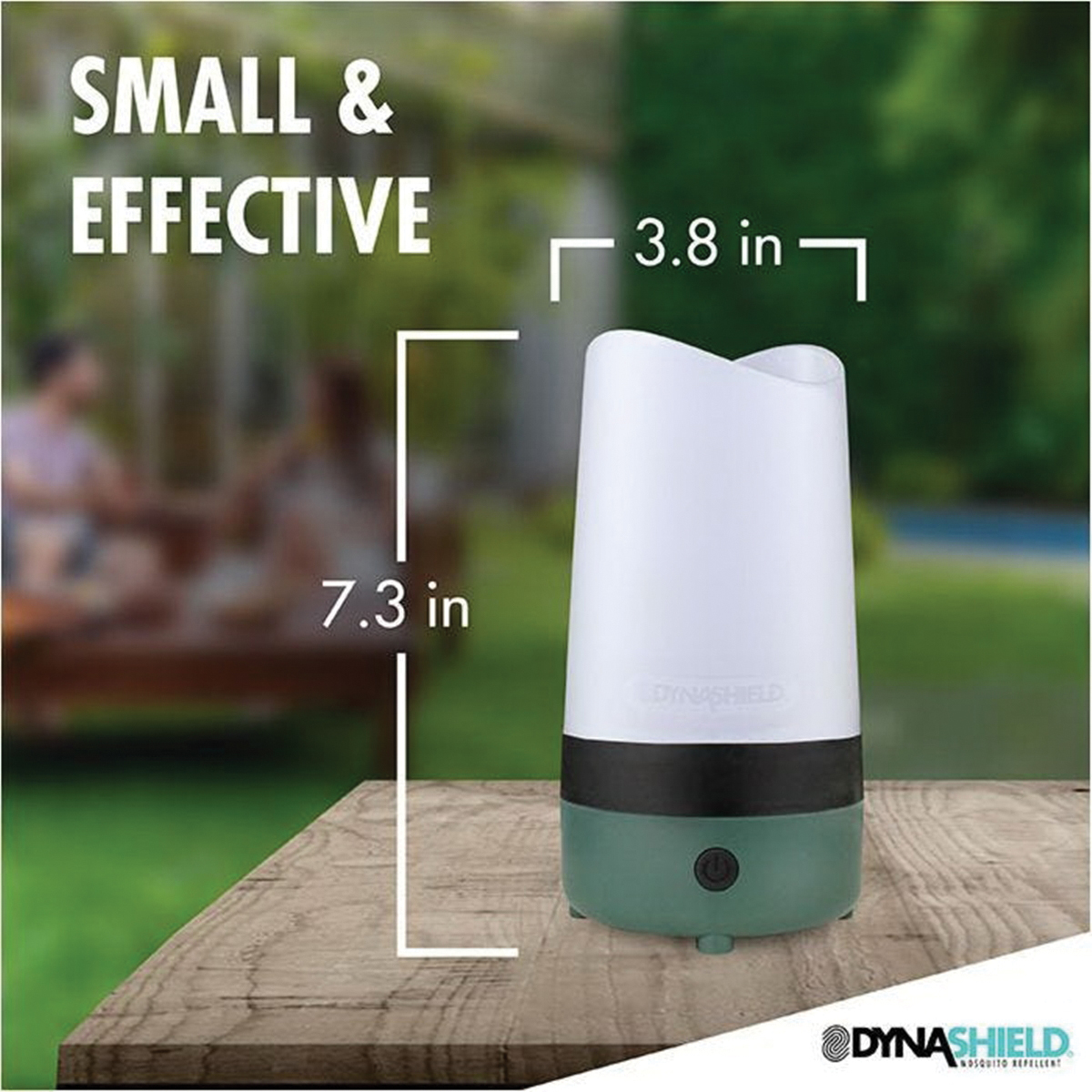 Dynatrap DynaShield DS1000-MSSR Mosquito Repeller, 45 hr Refill, 20 ft Coverage Area, Moss Green Housing - 5