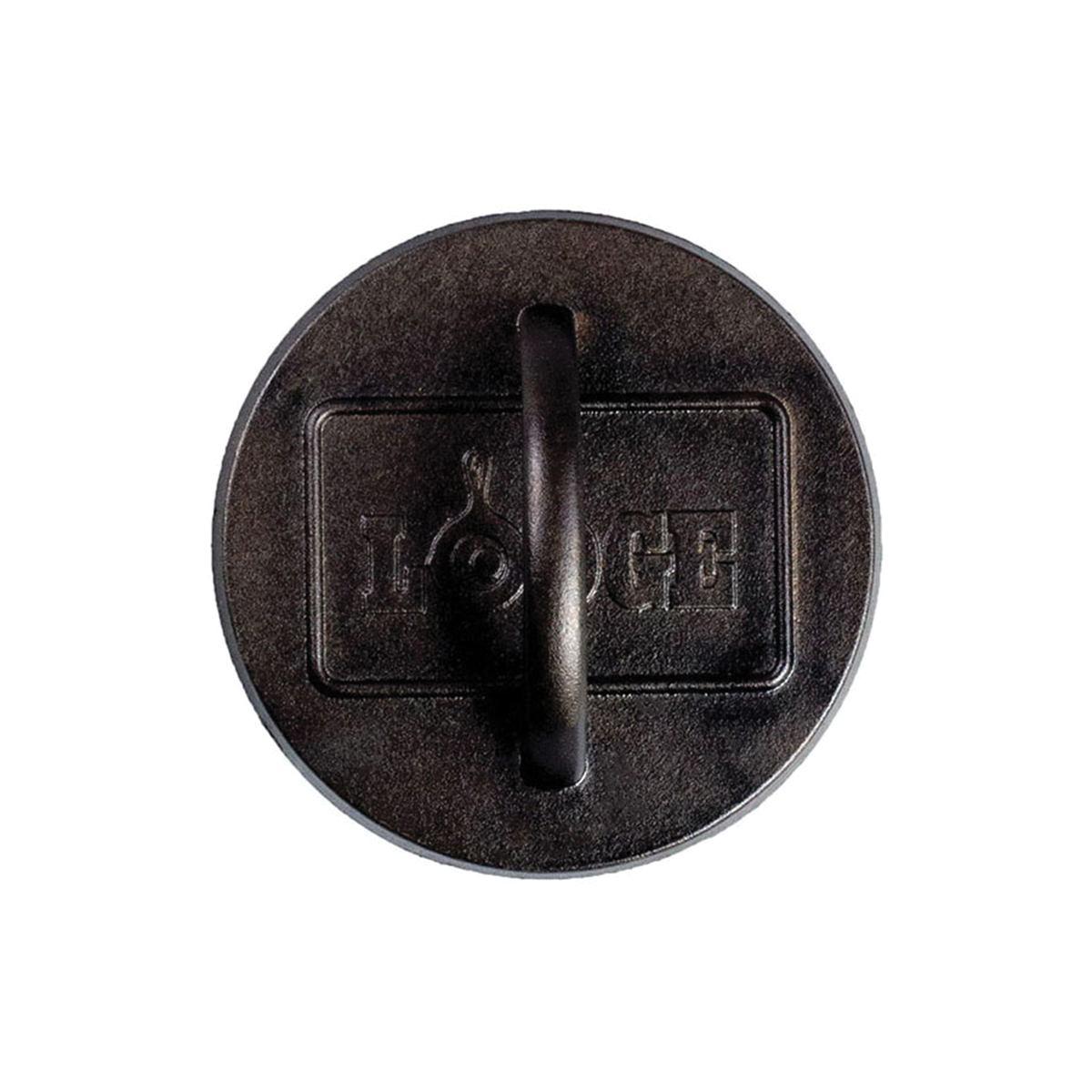 Lodge L6BP Seasoned Burger Press, 6.3 in L, 6.3 in W, Round, Cast Iron - 2