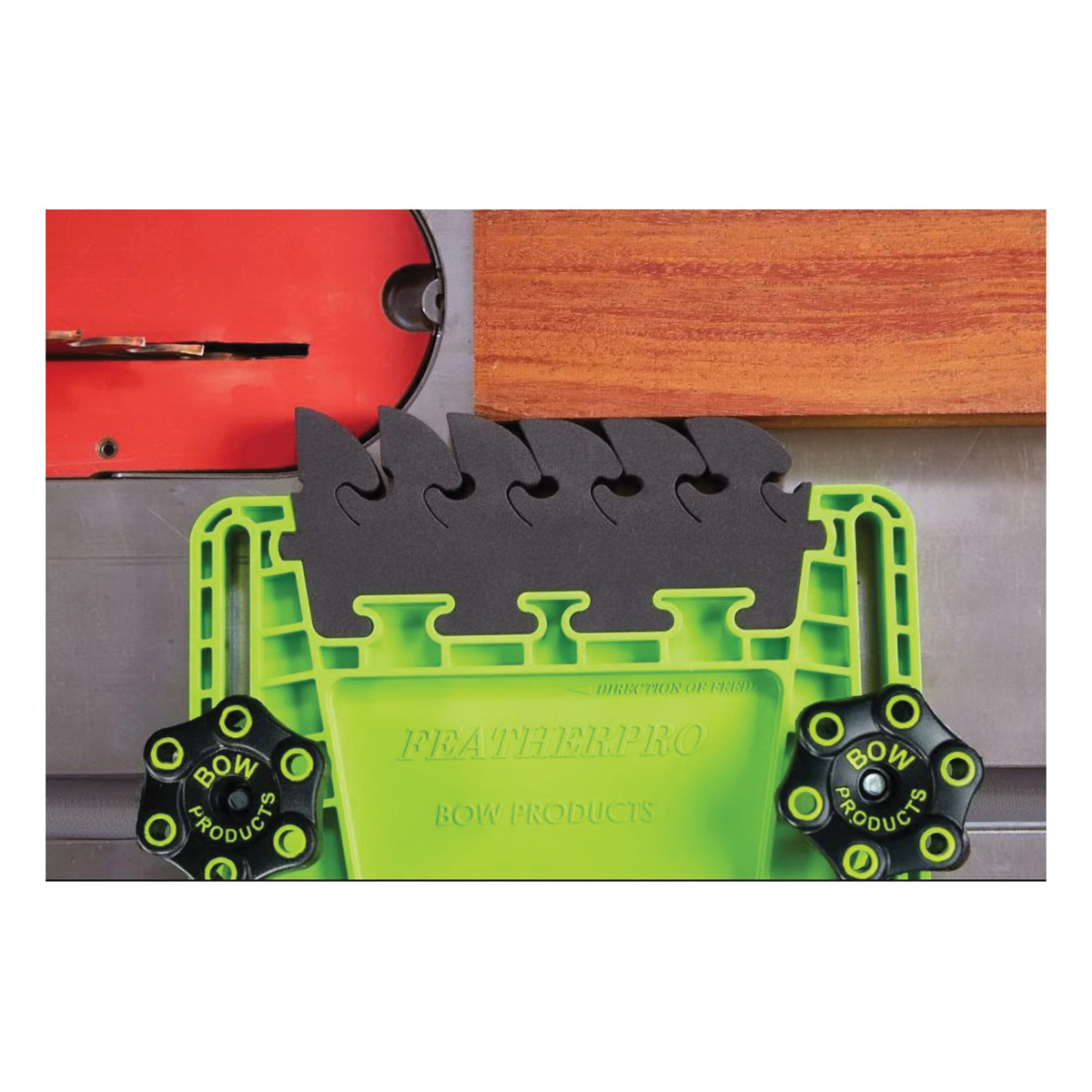 Bow Products FeatherPRO FP1 Featherboard, EVA, For: 1/4 in to 3/4 in T-Track - 3