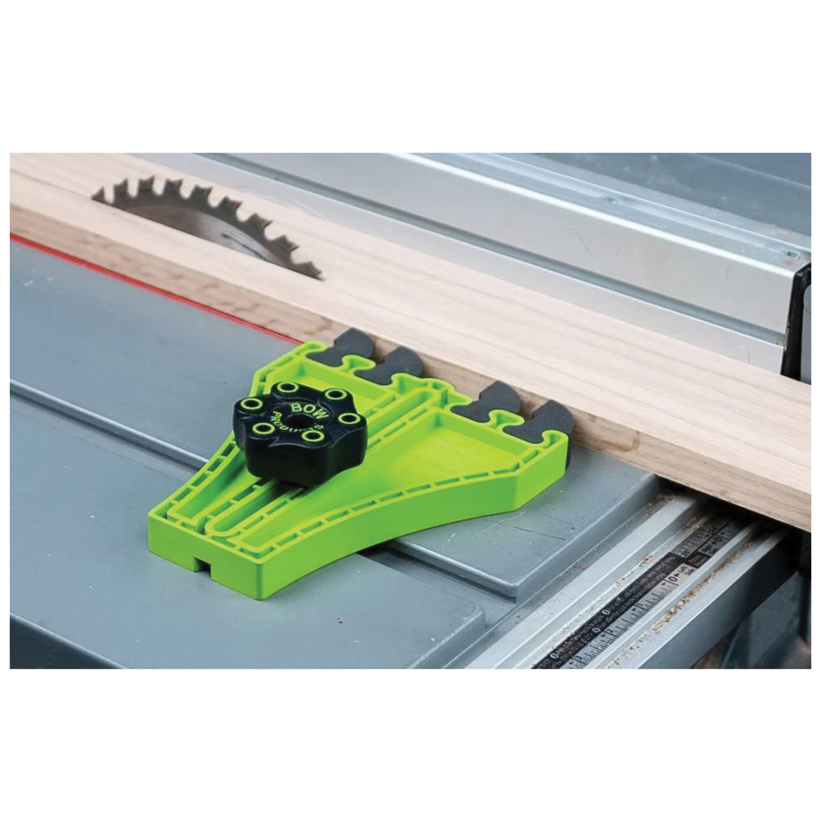 Bow Products FP5 Portable Saw Featherboard, EVA, For: 1/4 to 3/4 in T-Track - 4