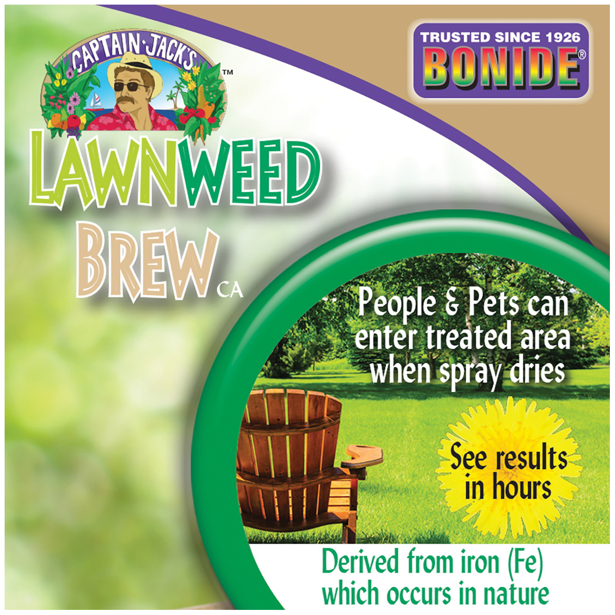 Bonide Captain Jack's 26102 Ready-to-Use Lawnweed Brew, Liquid, Spray Application, 32 oz - 3