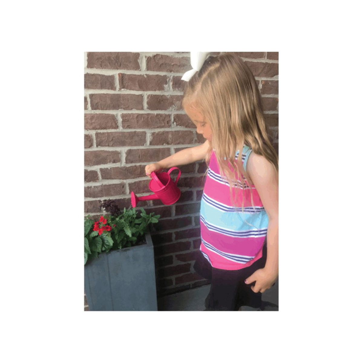 TIERRA garden 5070 Kid's Watering Can, 1 pt Can, Metal - 4