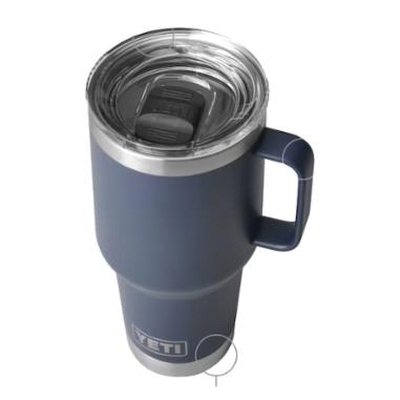 Yeti Rambler Series 21071500732 Travel Mug with Stronghold Lid, Stainless Steel, 30 oz Capacity, Twist-On, Twist-Off Lid - 4