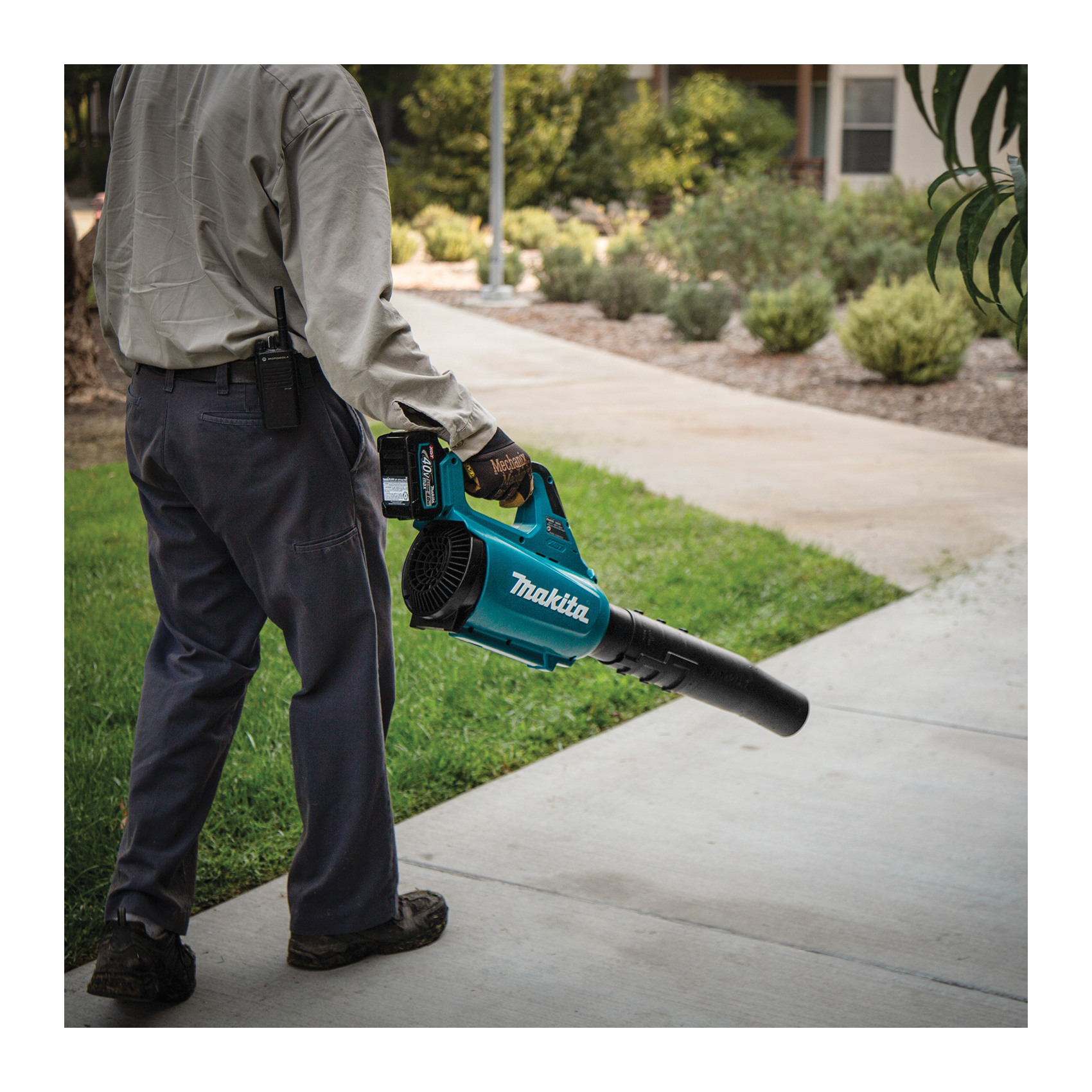 Makita GBU01M1 Blower Kit, 4 Ah, 40 V, Lithium-Ion, 565 cfm Air, 35 min Run Time - 5