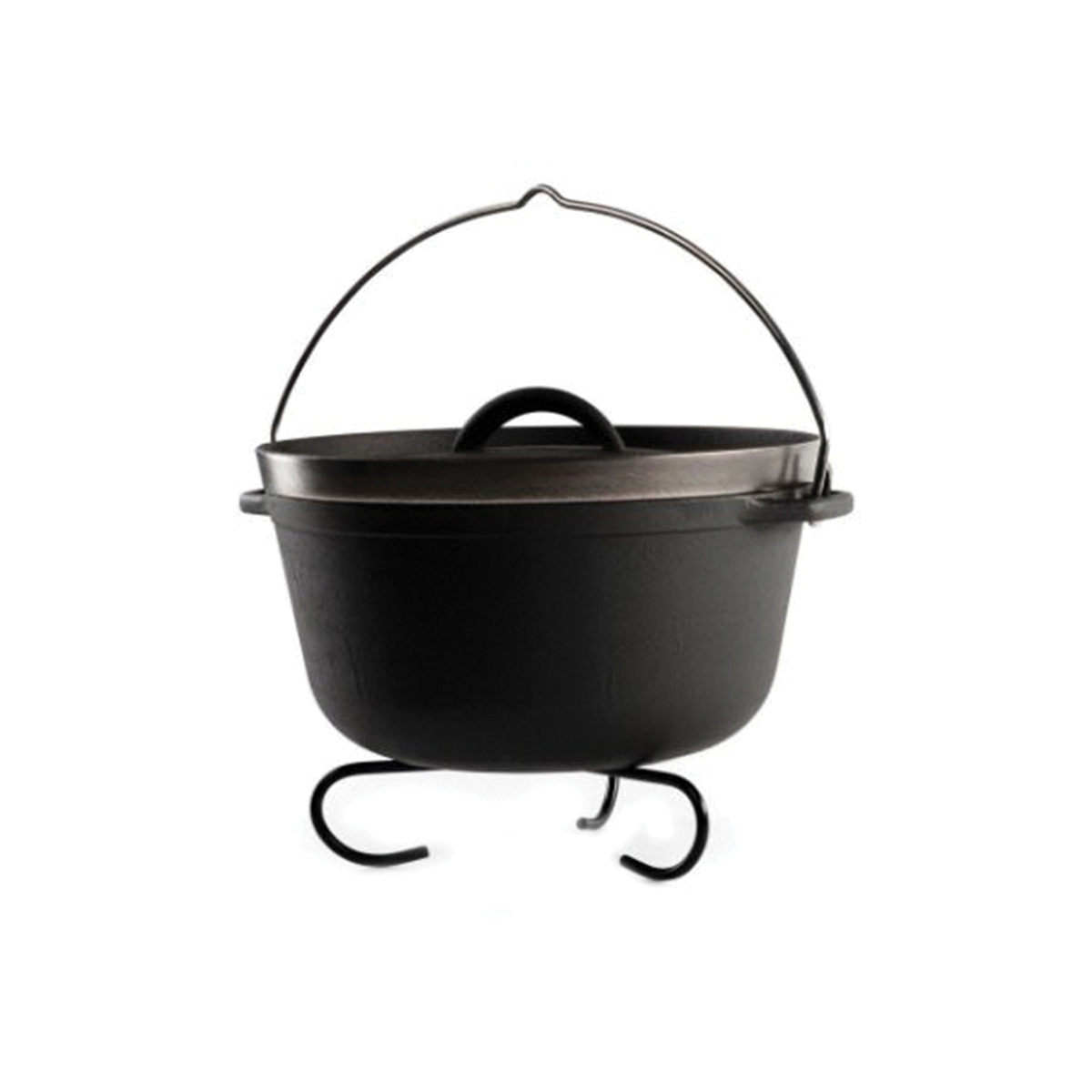 GSI GUIDECAST Series 60600 Dutch Oven, 5 qt Capacity, Cast Iron, Polished - 2