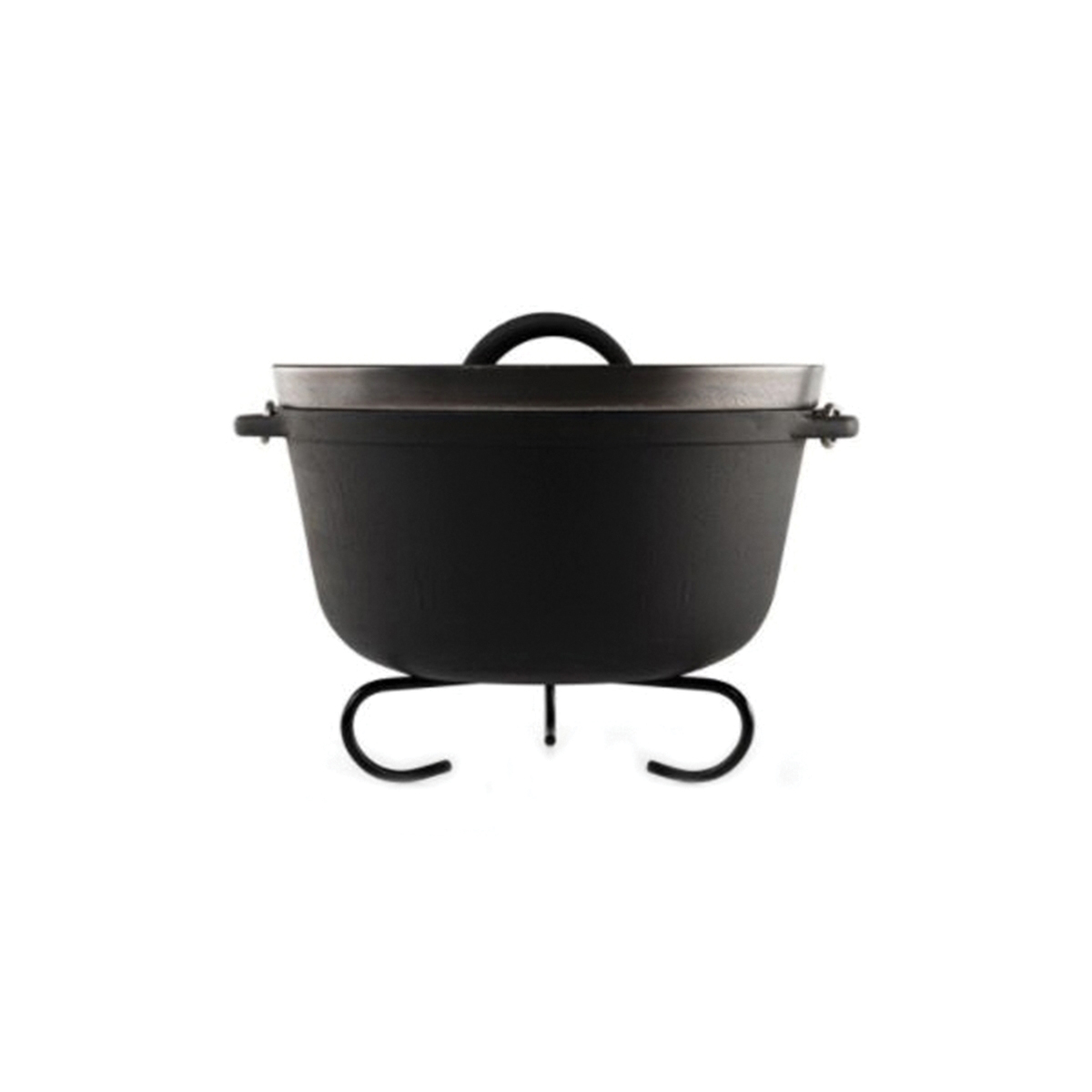 GSI GUIDECAST Series 60600 Dutch Oven, 5 qt Capacity, Cast Iron, Polished - 3