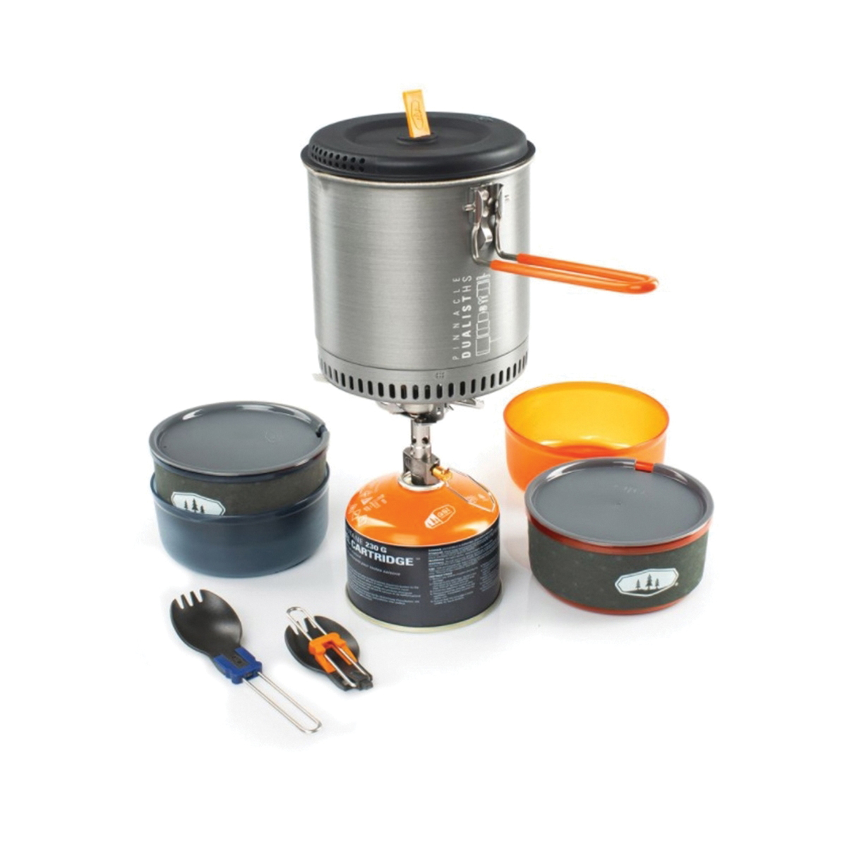 GSI 50151 Pinnacle Dualist HS Set, Isobutane, 10,000 Btu, Aluminum - 2
