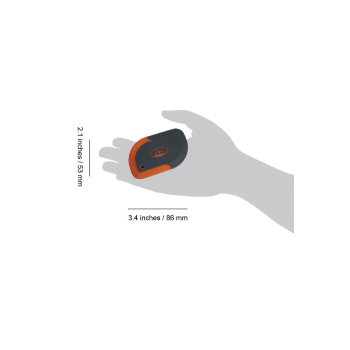 GSI 74125 Compact Scraper, Nylon/Silicone/TPU, Gray - 2
