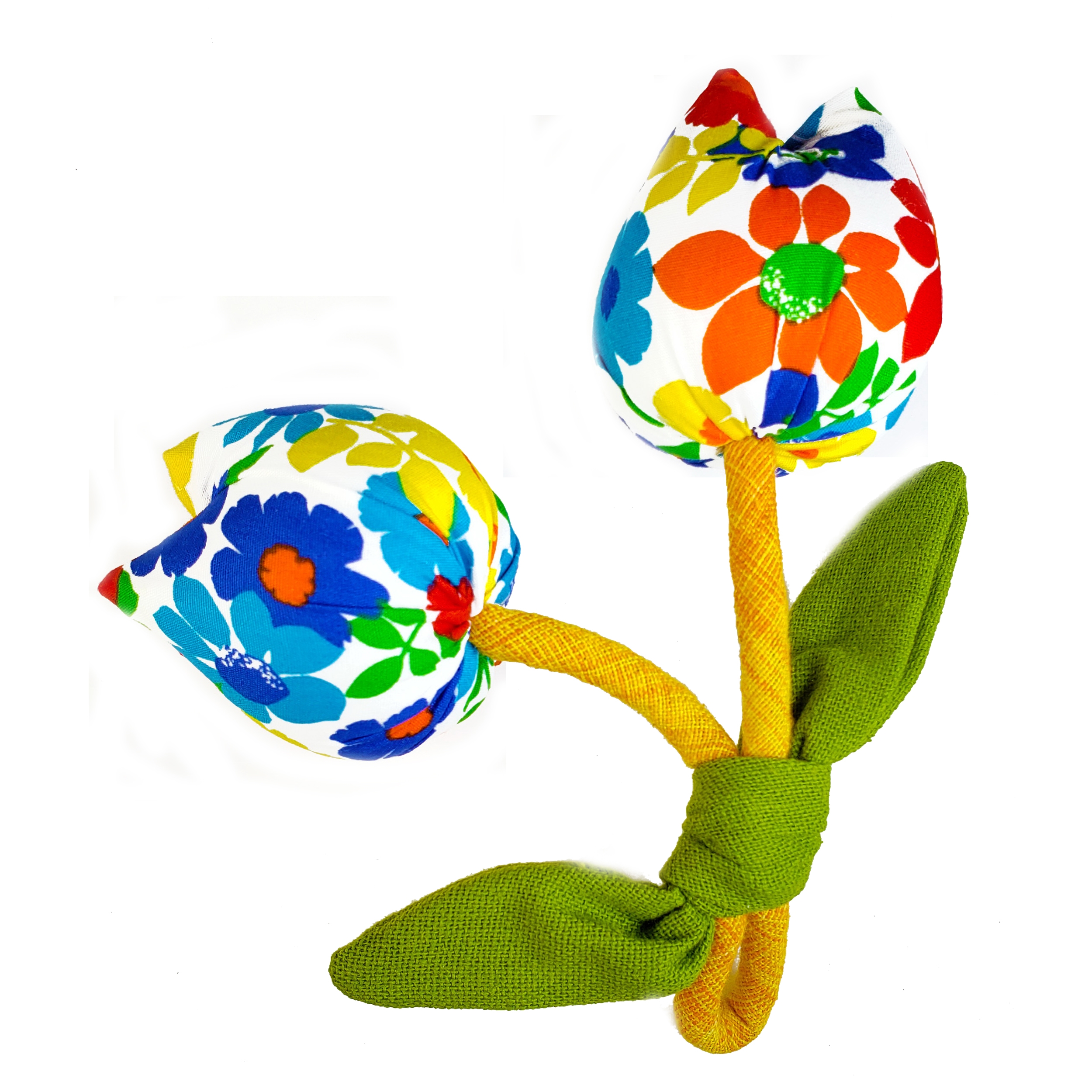 GOLi DESIGn BLM-6PC-SET Cat Toy, Bloom, Cotton Fabric, Assorted - 3