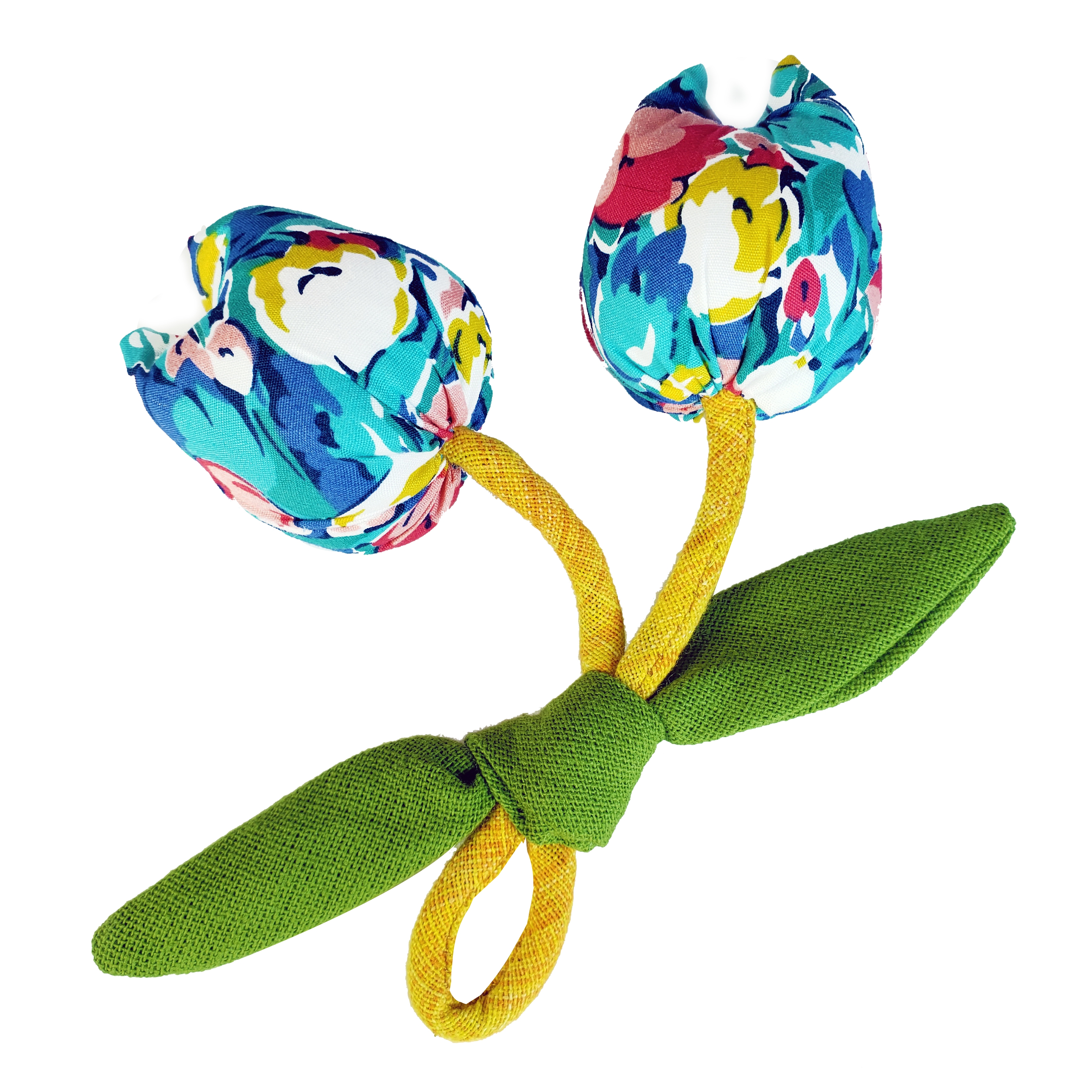 GOLi DESIGn BLM-6PC-SET Cat Toy, Bloom, Cotton Fabric, Assorted - 4