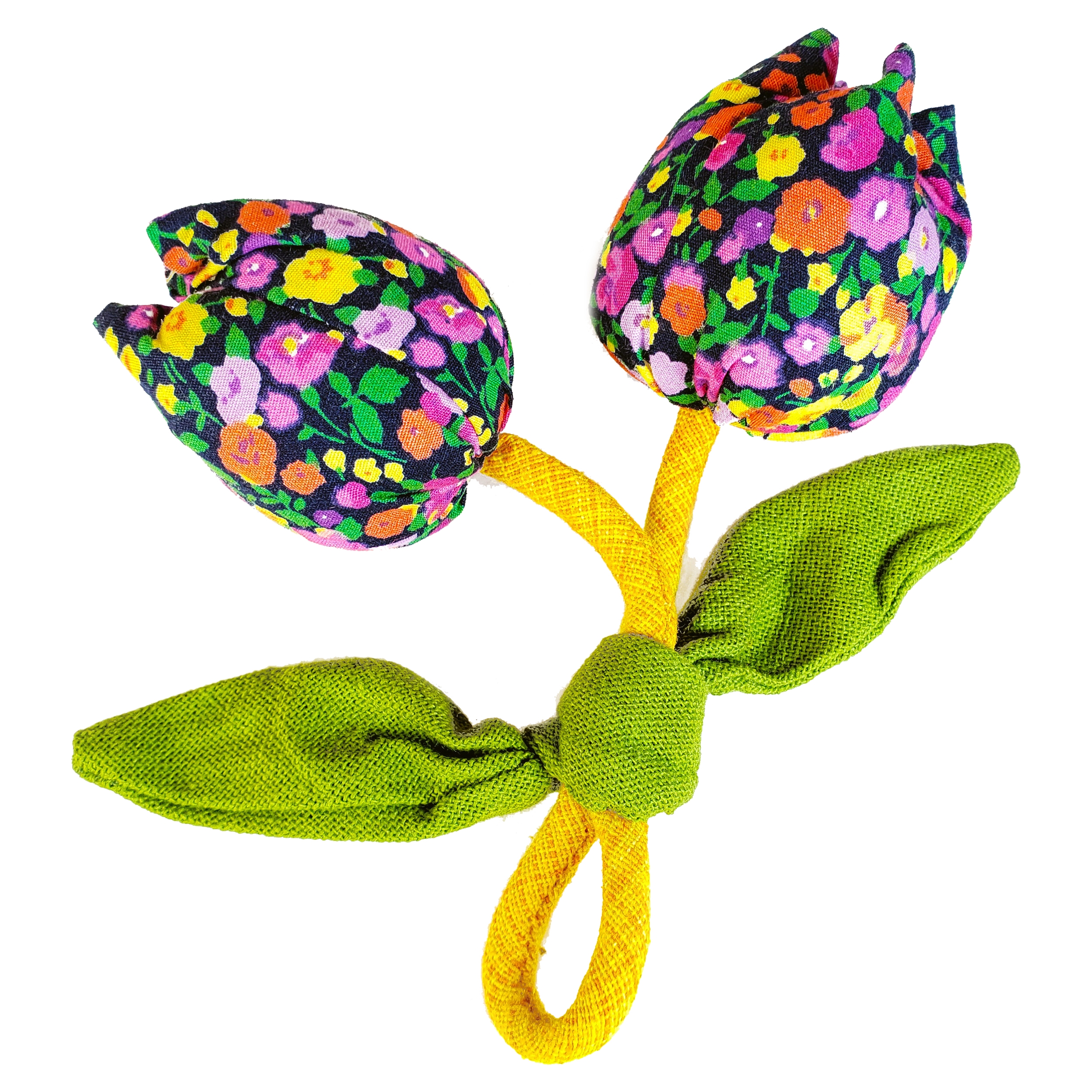 GOLi DESIGn BLM-6PC-SET Cat Toy, Bloom, Cotton Fabric, Assorted - 5