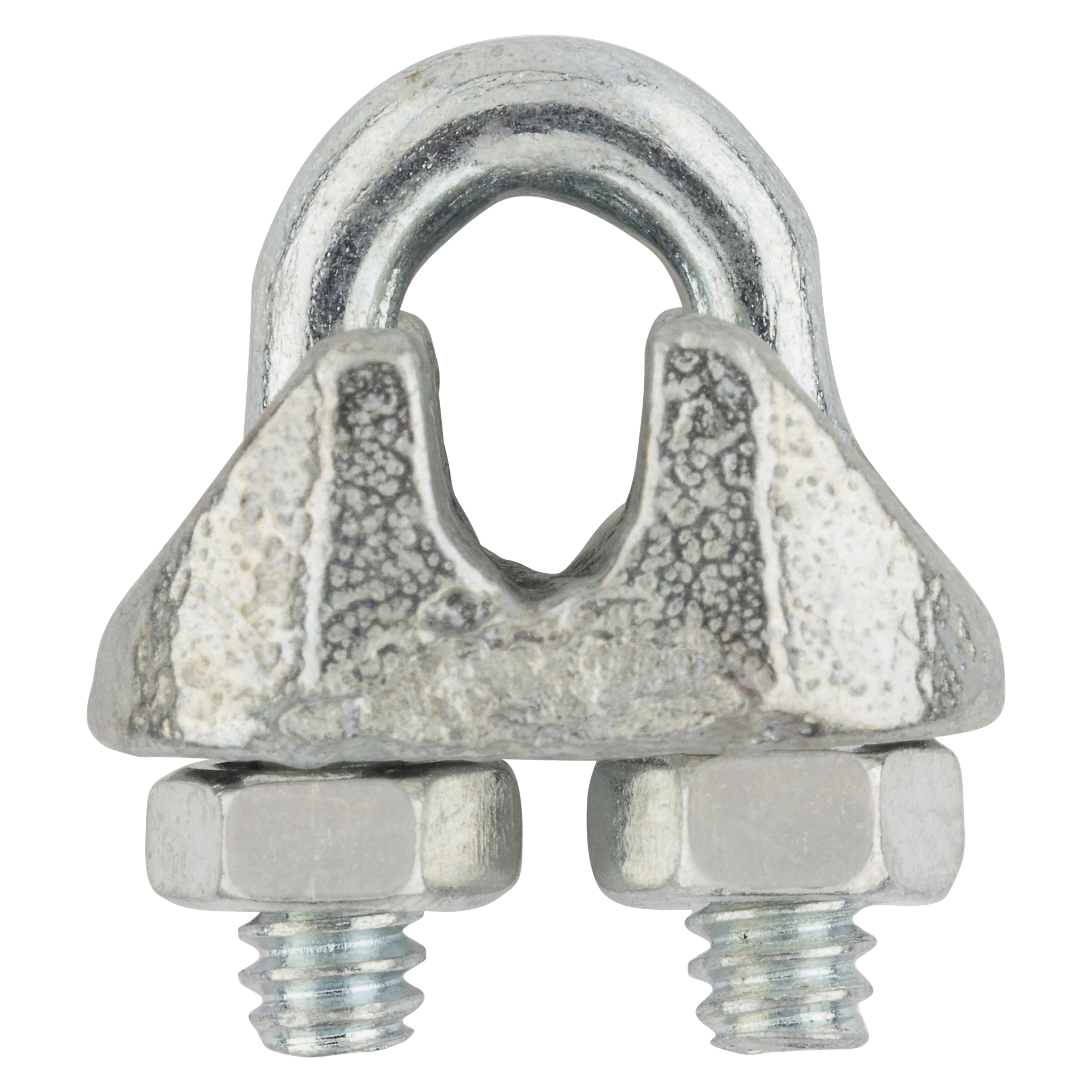 National Hardware N889-013 Wire Cable Clamp, 1/8 in Dia Cable, 7/8 in L, Malleable Iron/Steel, Electro Galvanized/Zinc - 2
