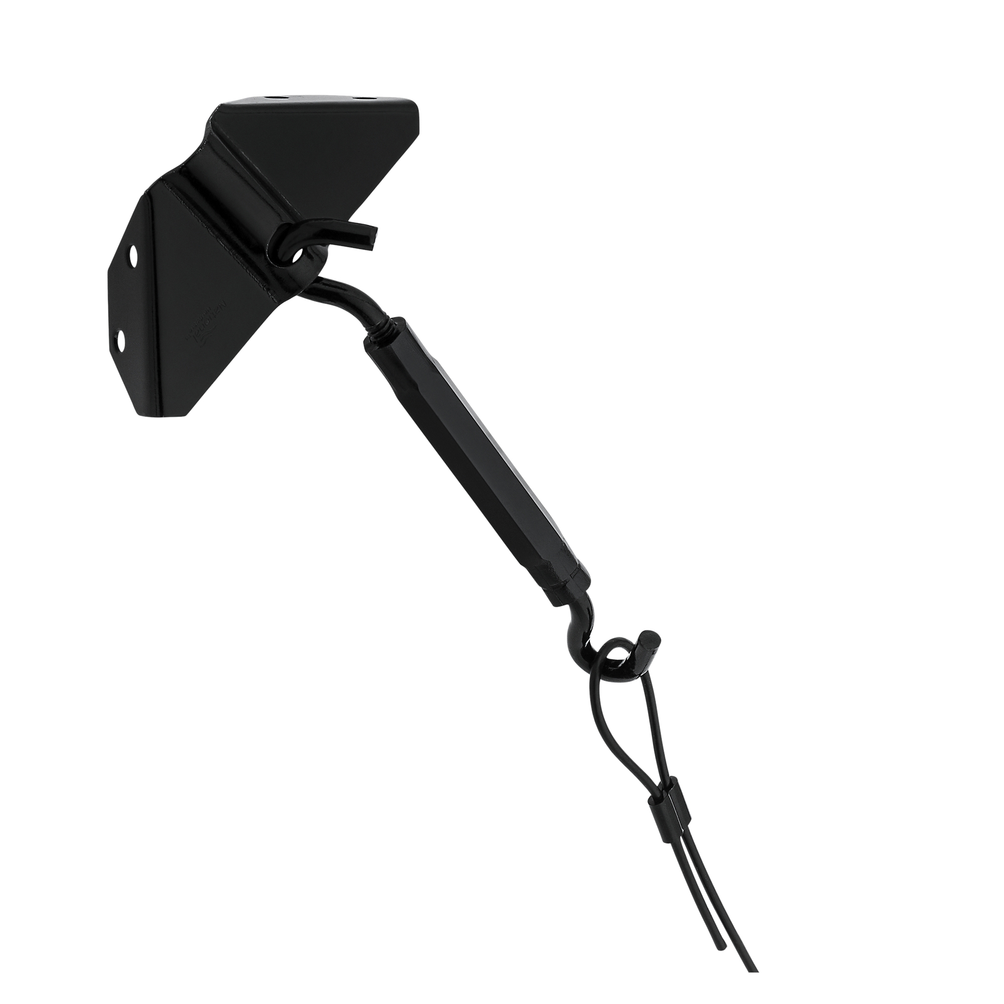 National Hardware N166-004 Anti-Sag Gate Kit, Steel, Black - 4