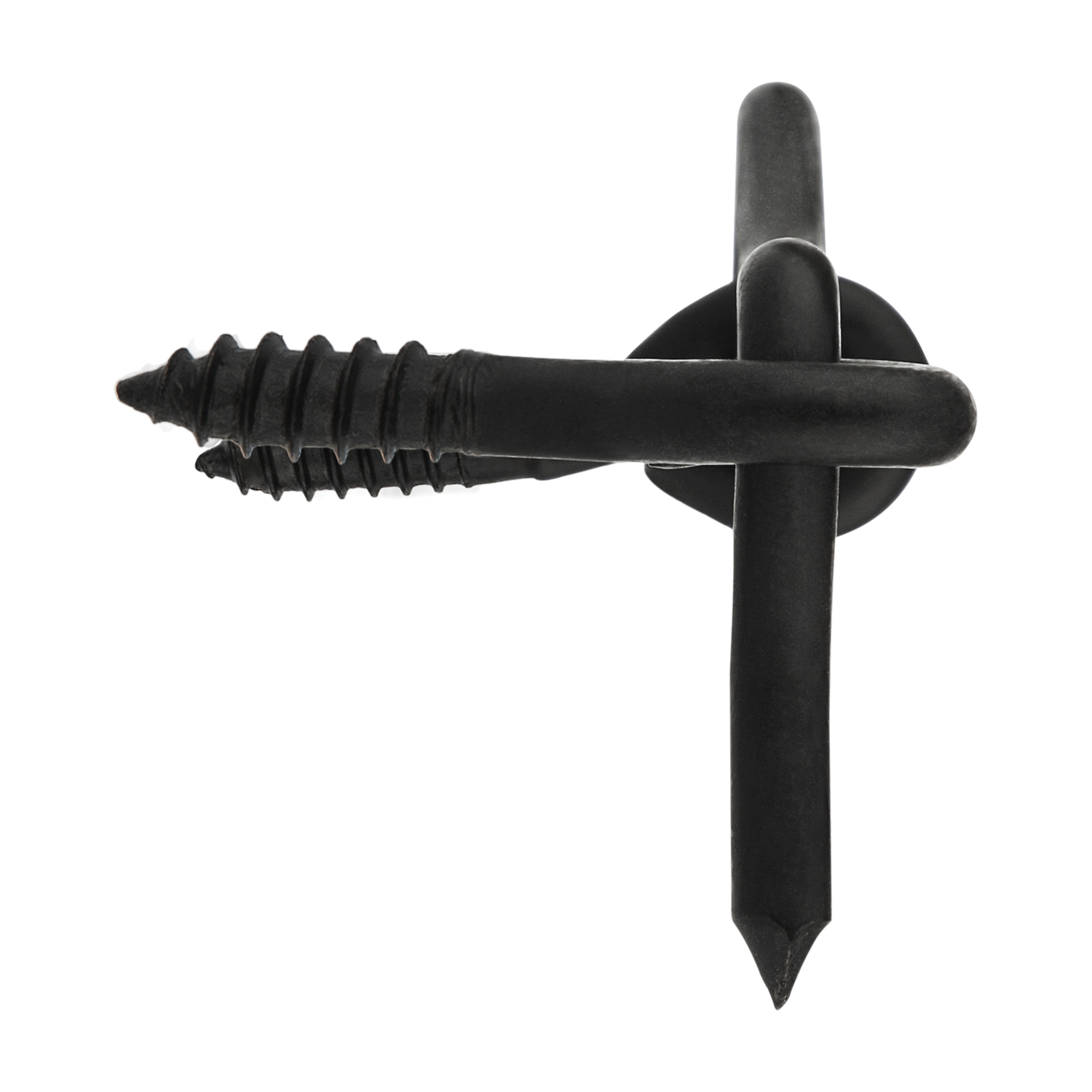 National Hardware N166-005 Hook and Eye, 4 in L, 5/32 in W, Steel, Black - 3